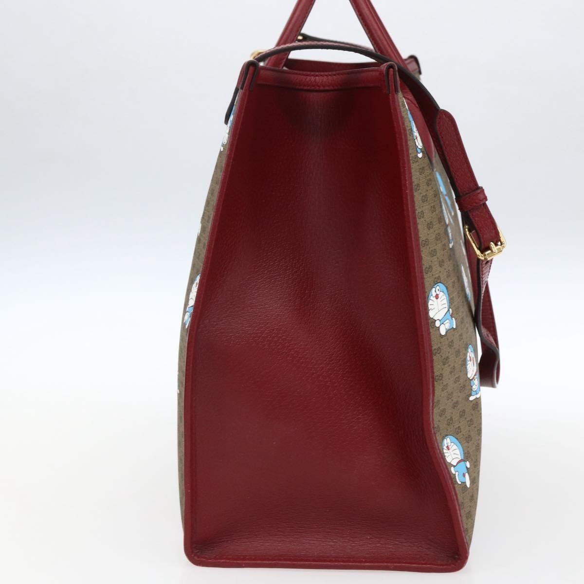Gucci Gucci Doraemon Tote Printed Mini GG Coated Canvas Size ONE SIZE - 3 Thumbnail