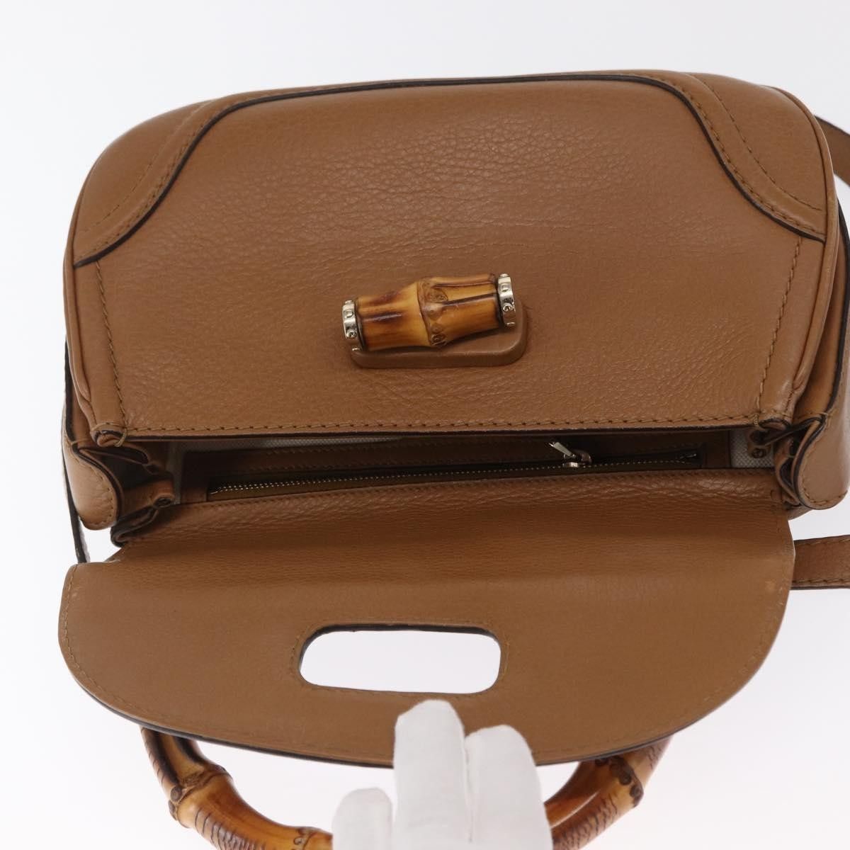 Gucci Gucci New Bamboo 1921 Top Handle Leather Size ONE SIZE - 14 Thumbnail