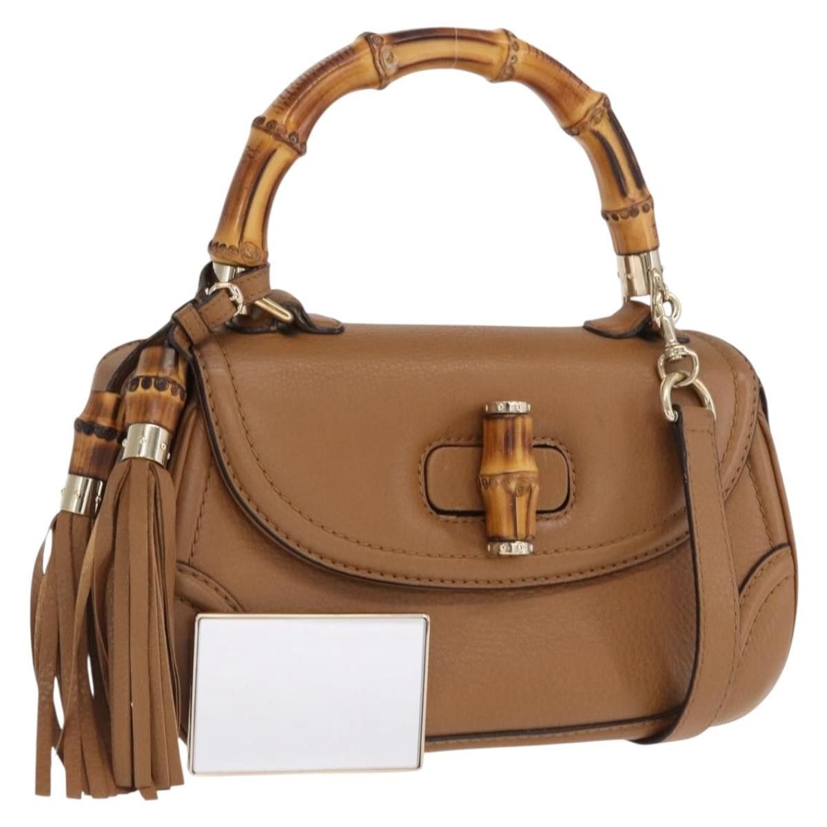 Gucci Gucci New Bamboo 1921 Top Handle Leather Size ONE SIZE - 24 Thumbnail