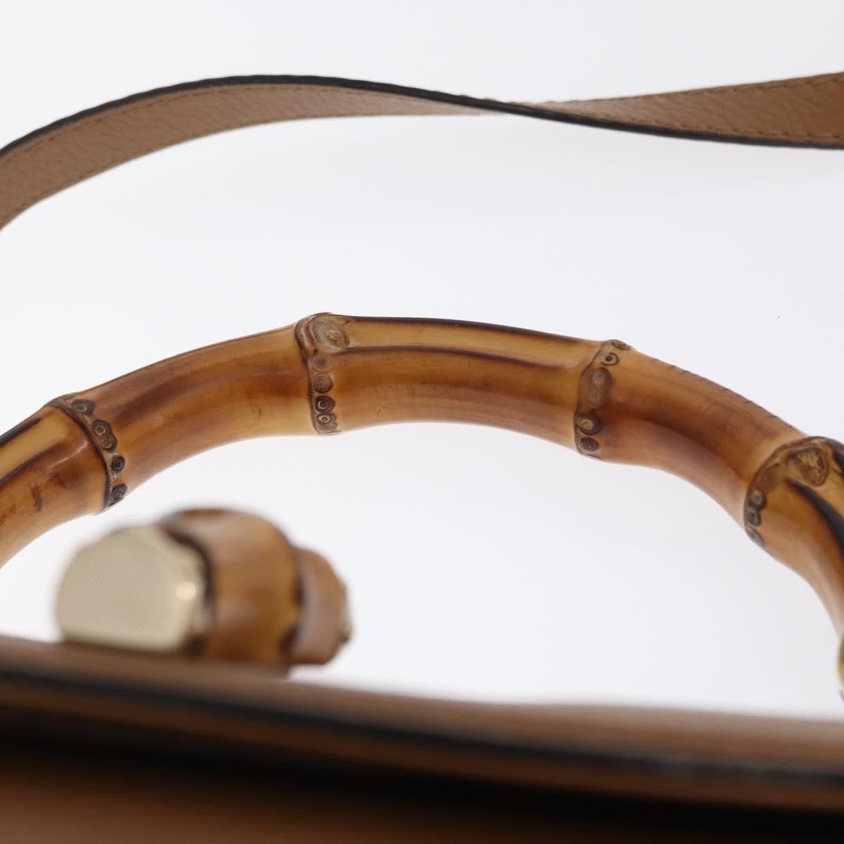 Gucci Gucci New Bamboo 1921 Top Handle Leather Size ONE SIZE - 17 Thumbnail