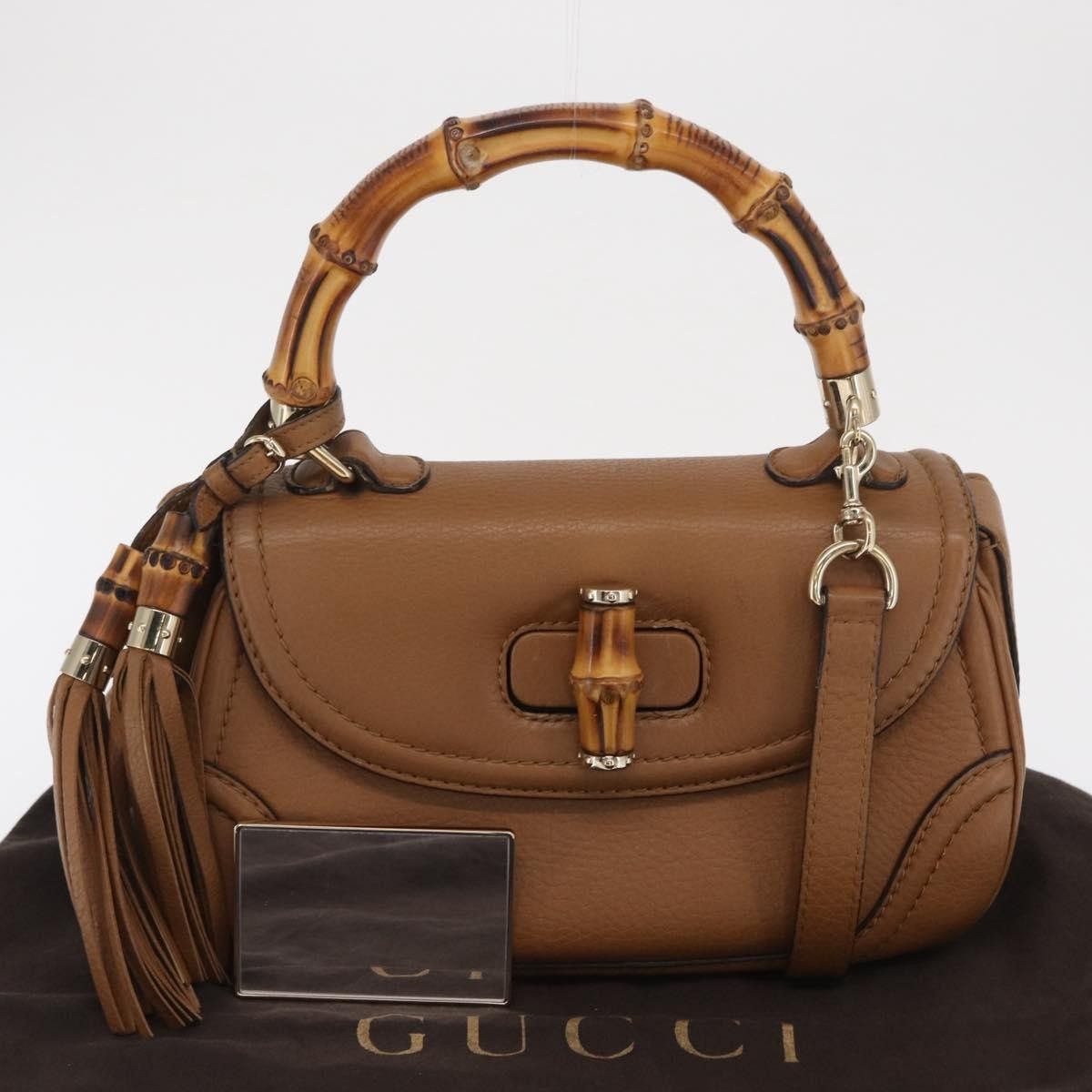 Gucci Gucci New Bamboo 1921 Top Handle Leather Size ONE SIZE - 15 Thumbnail