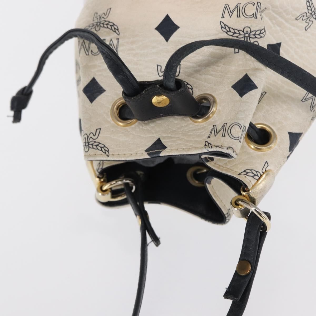 MCM MCM Drawstring Shoulder Bag Leather Size ONE SIZE - 16 Thumbnail