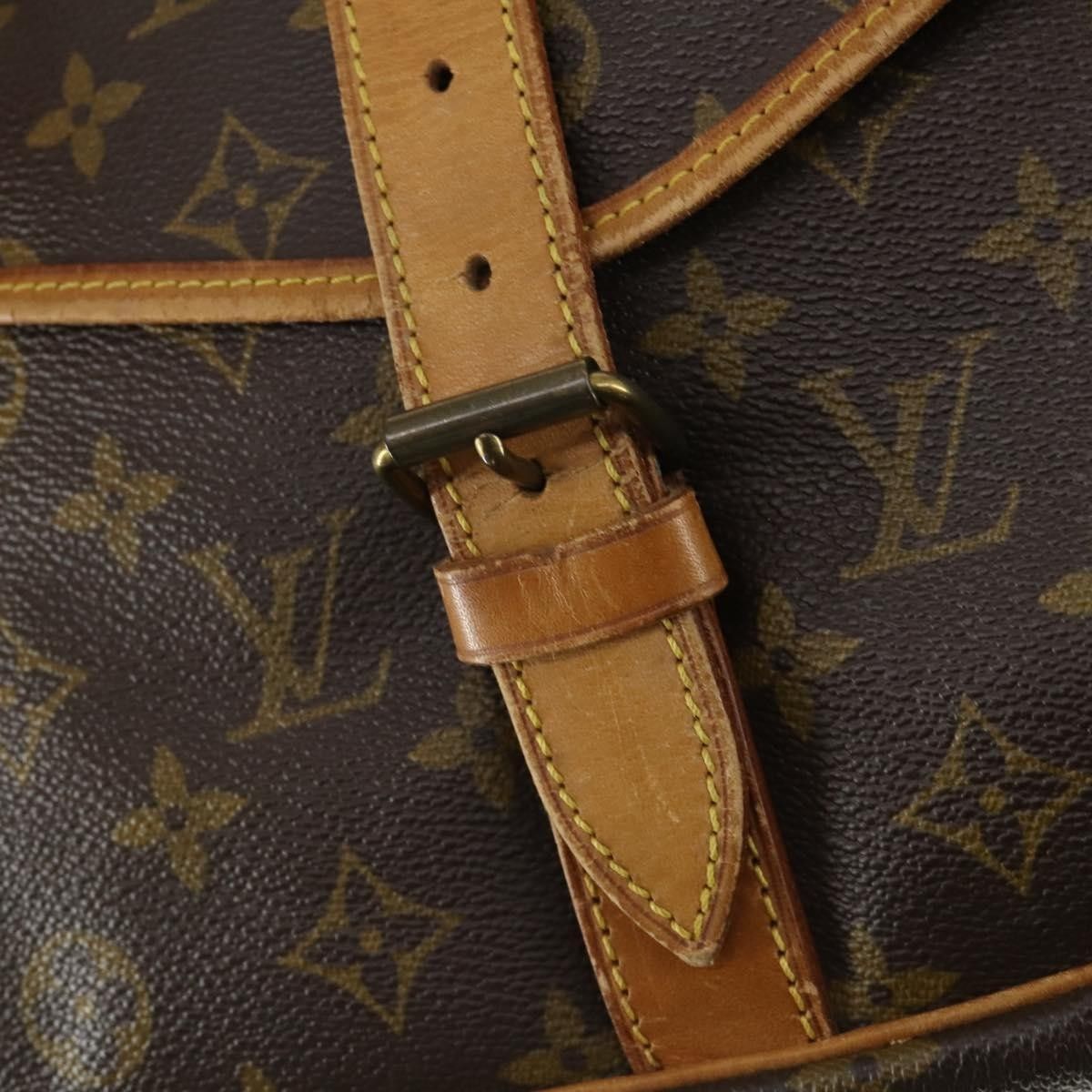 Louis Vuitton Louis Vuitton Saumur Handbag Monogram Canvas Size ONE SIZE - 13 Thumbnail