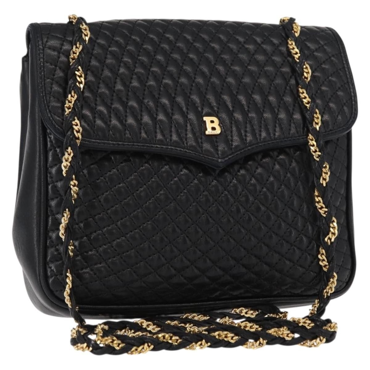 Bally Bally Vintage Chain Quilted Leather Size ONE SIZE - 18 Thumbnail