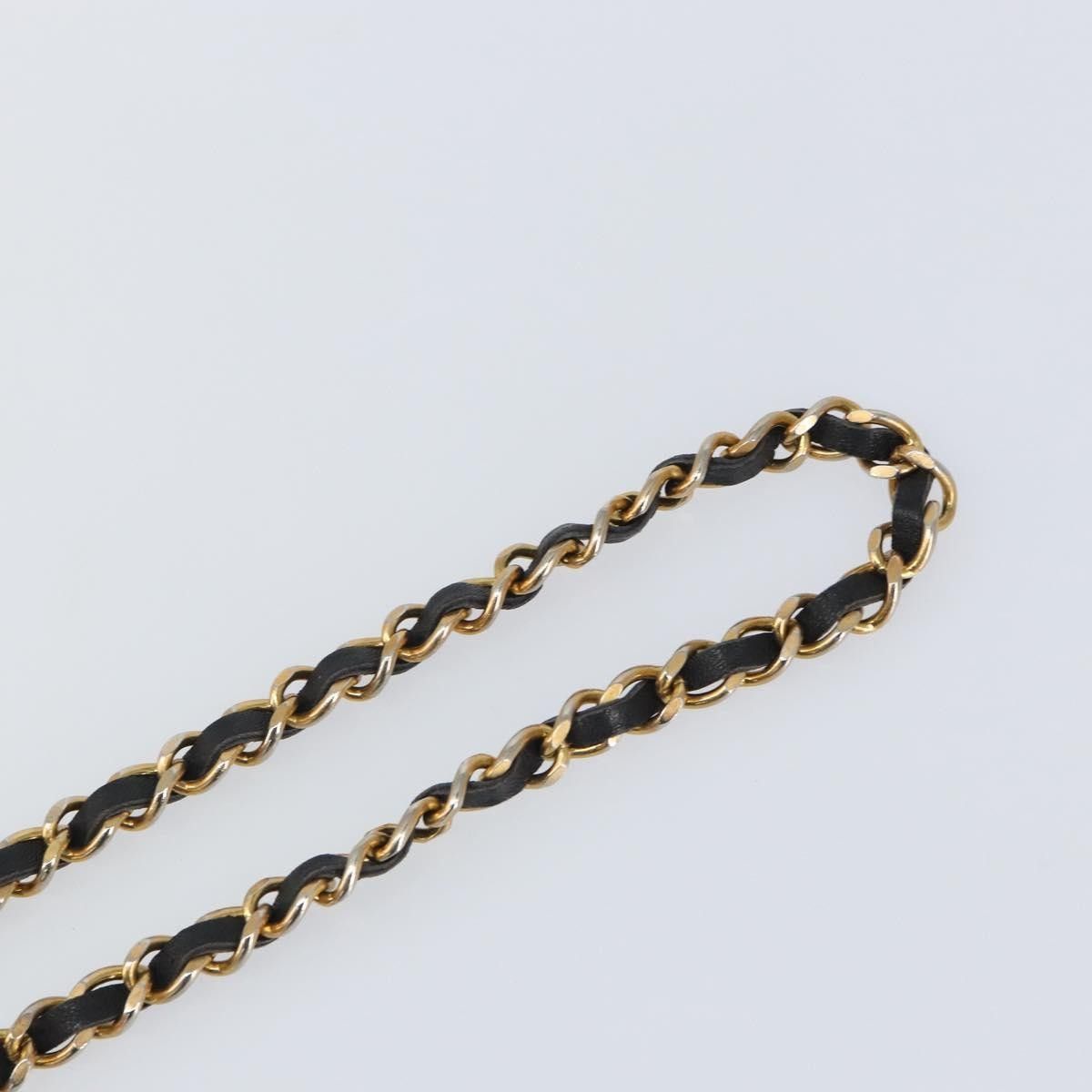 Chanel Chanel Vintage Logo Chain Belt Metal and Leather Size ONE SIZE - 12 Thumbnail