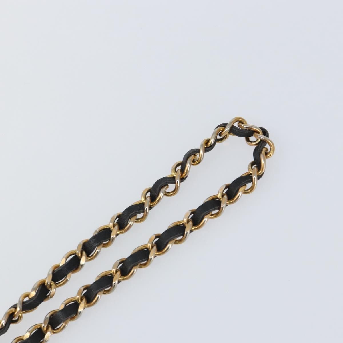 Chanel Chanel Vintage Logo Chain Belt Metal and Leather Size ONE SIZE - 7 Thumbnail