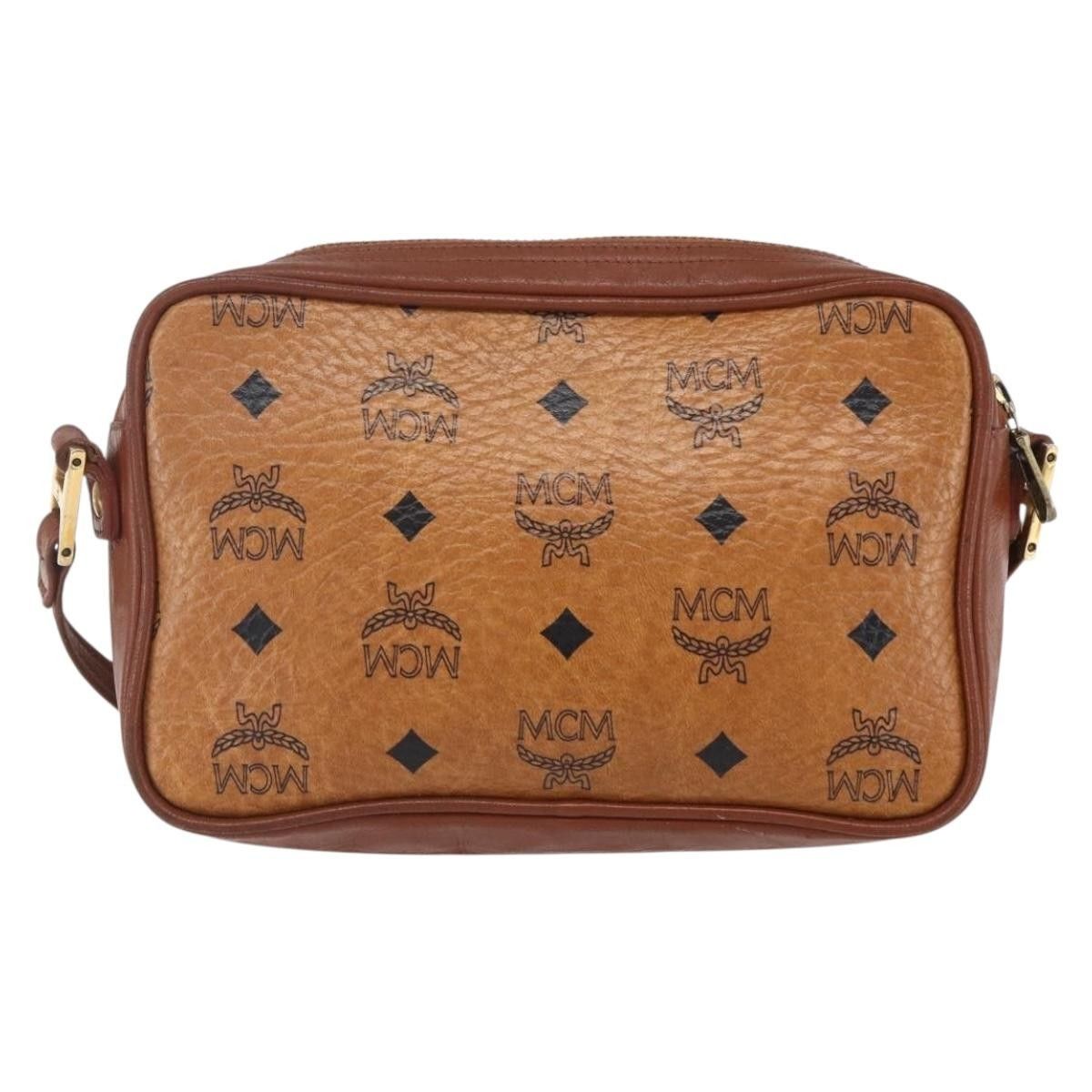 MCM MCM Visetos Shoulder bag Canvas and Leather Size ONE SIZE - 2 Thumbnail