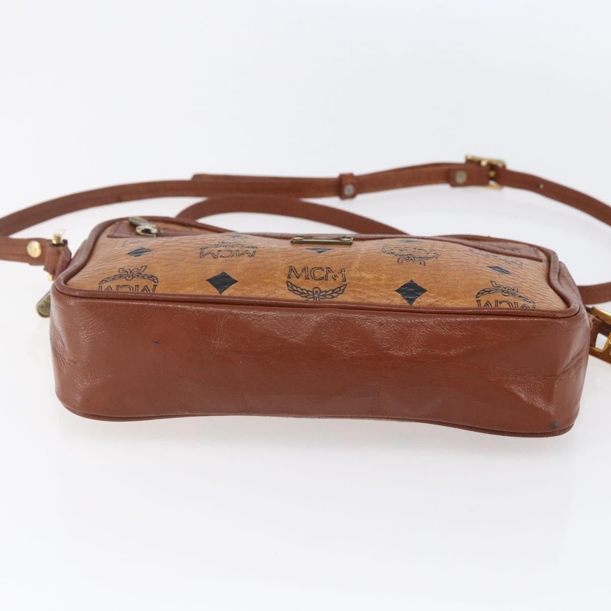 MCM MCM Visetos Shoulder bag Canvas and Leather Size ONE SIZE - 14 Thumbnail