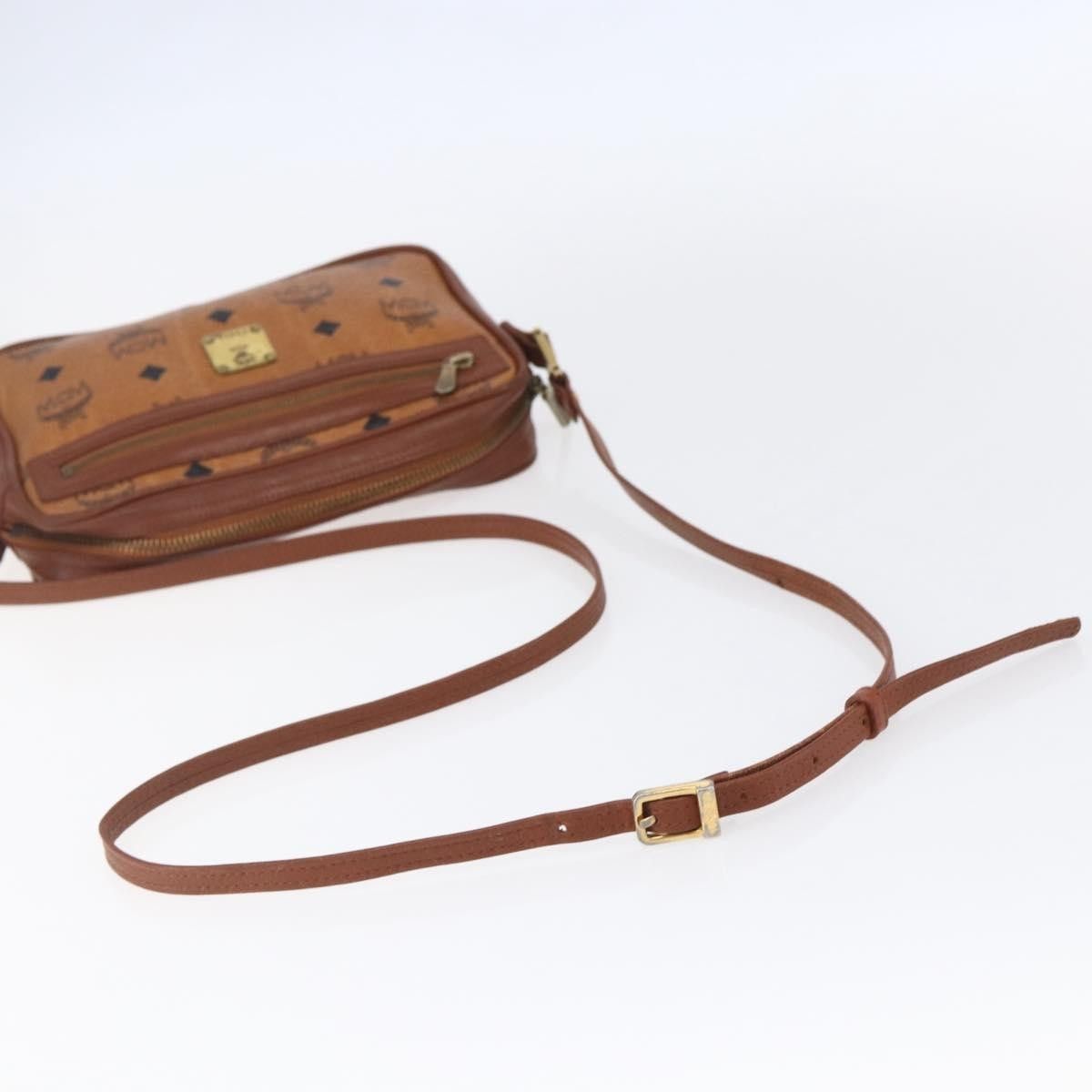 MCM MCM Visetos Shoulder bag Canvas and Leather Size ONE SIZE - 8 Thumbnail