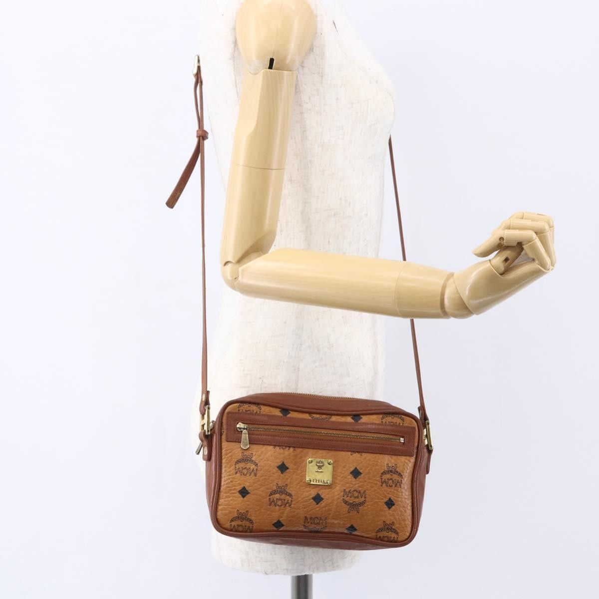 MCM MCM Visetos Shoulder bag Canvas and Leather Size ONE SIZE - 13 Thumbnail