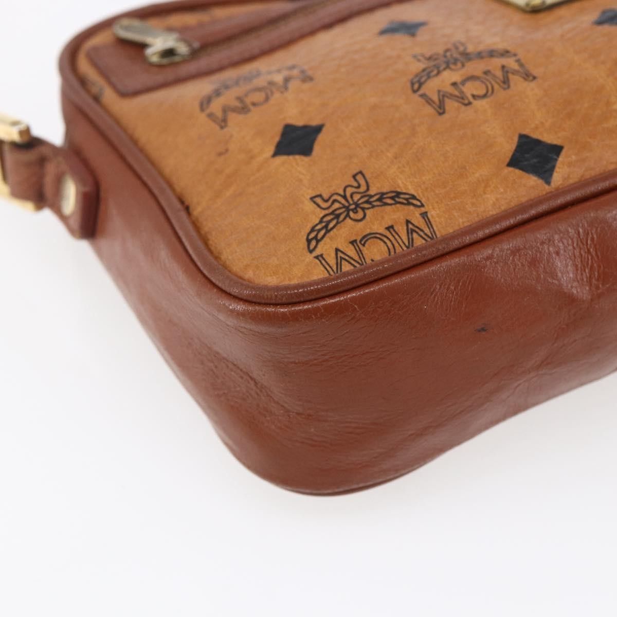 MCM MCM Visetos Shoulder bag Canvas and Leather Size ONE SIZE - 10 Thumbnail