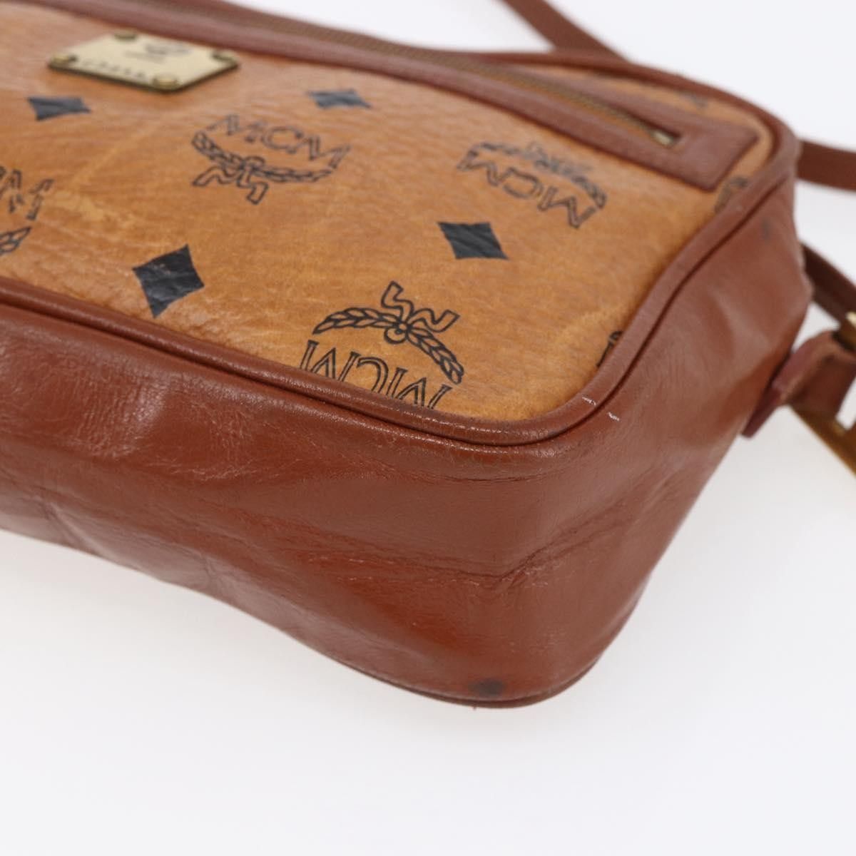 MCM MCM Visetos Shoulder bag Canvas and Leather Size ONE SIZE - 11 Thumbnail