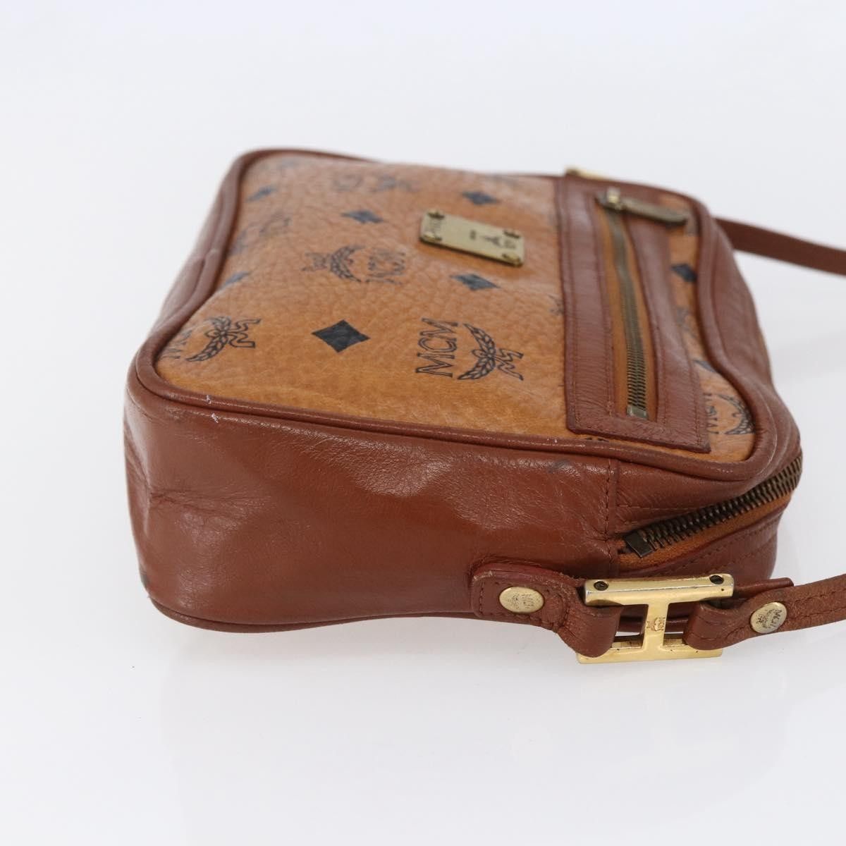 MCM MCM Visetos Shoulder bag Canvas and Leather Size ONE SIZE - 4 Thumbnail