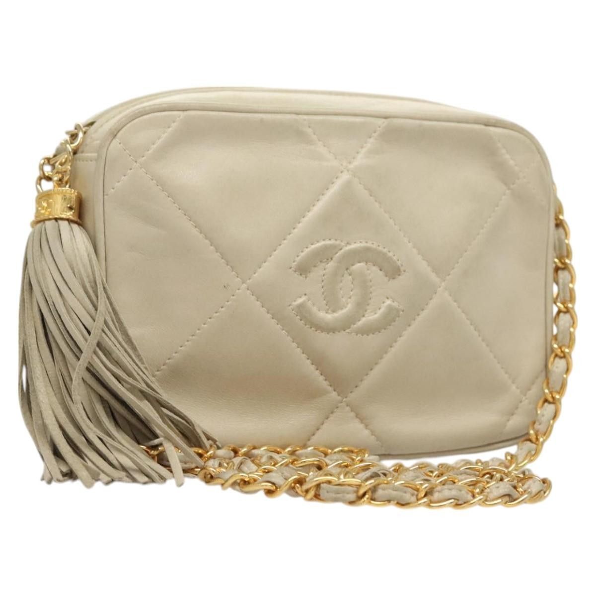 Chanel Chanel Vintage Diamond CC Camera Quilted Lambskin Size ONE SIZE - 19 Thumbnail