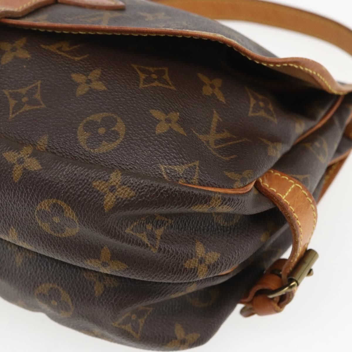 Louis Vuitton Louis Vuitton Saumur Handbag Monogram Canvas Size ONE SIZE - 12 Thumbnail
