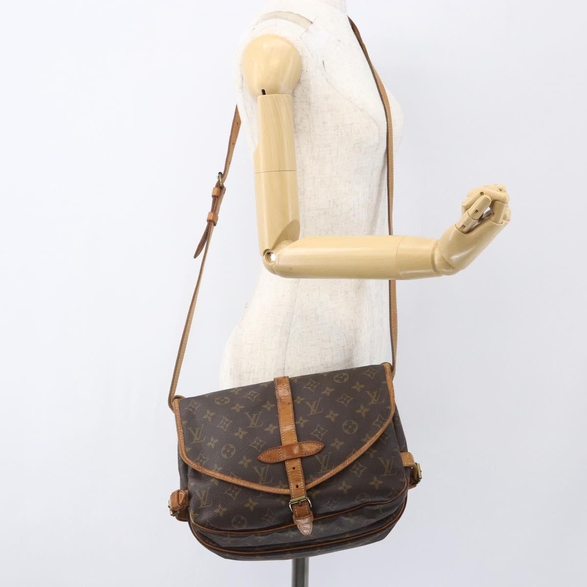 Louis Vuitton Louis Vuitton Saumur Handbag Monogram Canvas Size ONE SIZE - 15 Thumbnail