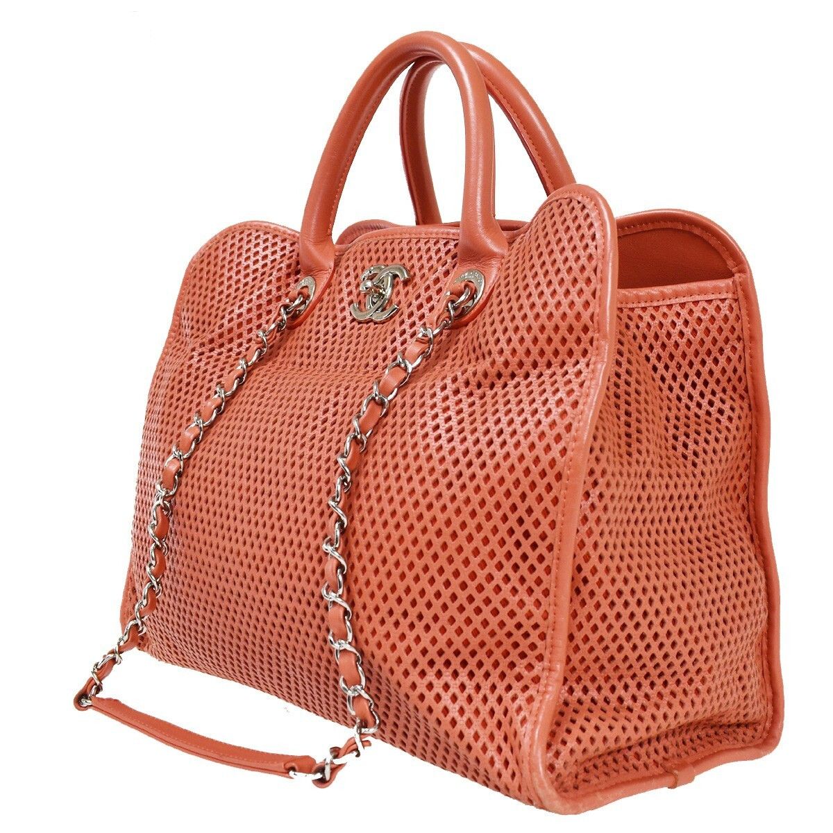 Chanel Chanel French Riviera Tote Quilted Caviar Size ONE SIZE - 3 Thumbnail