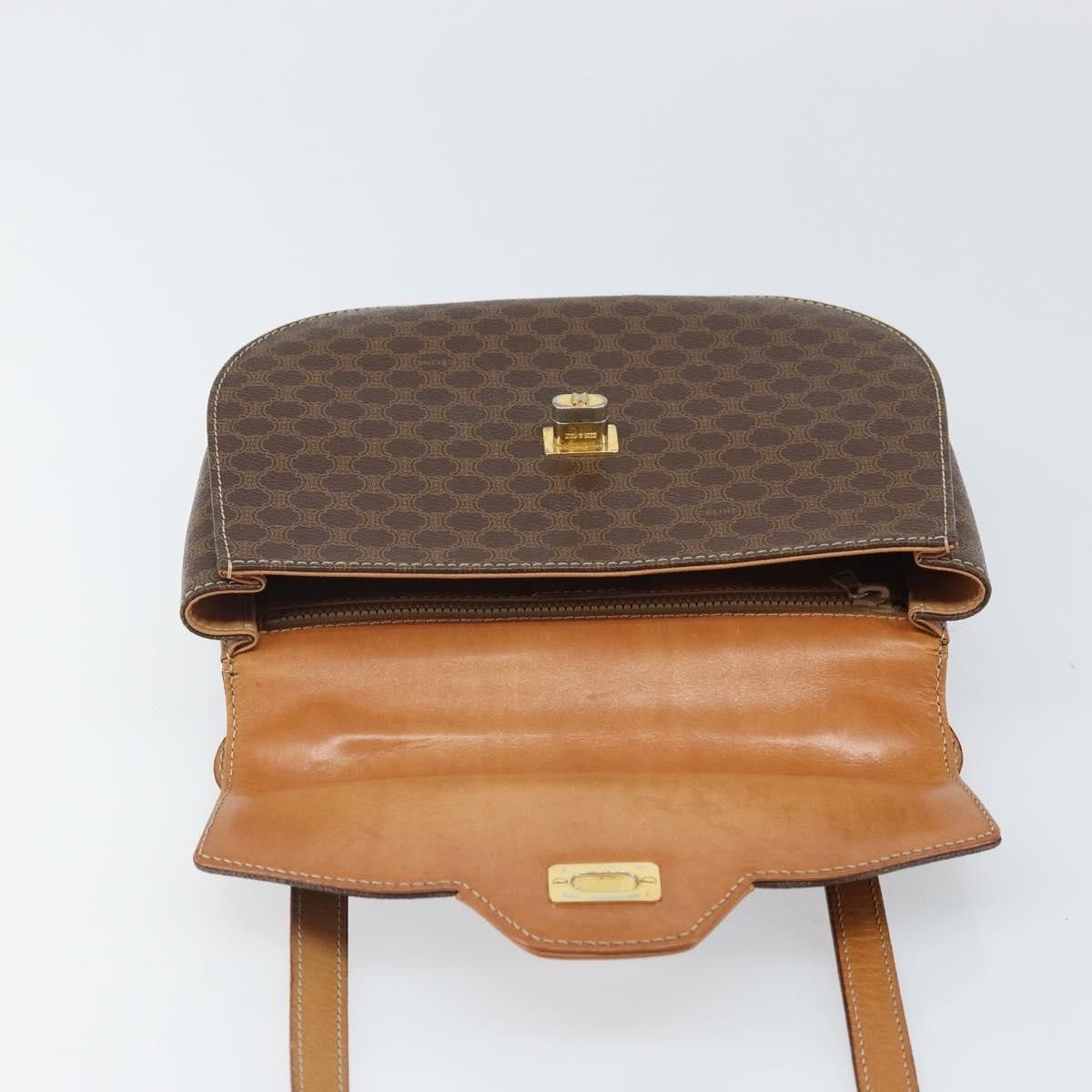 Celine Celine Vintage Macadam Canvas and Leather Size ONE SIZE - 19 Thumbnail