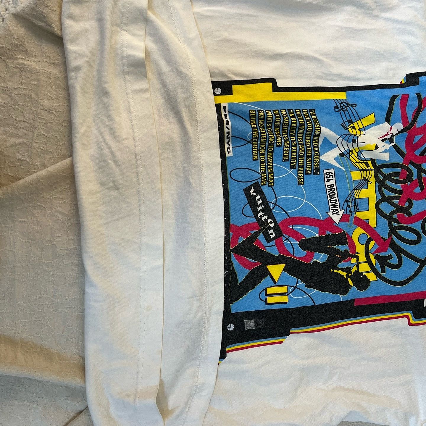 Louis Vuitton Louis Vuitton Musical Composition Print T-Shirt Size L Size US L / EU 52-54 / 3 - 15 Thumbnail