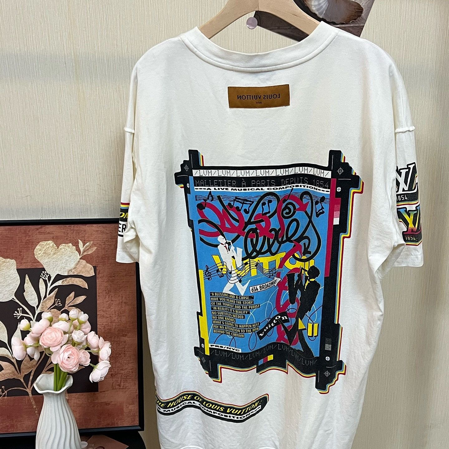 Louis Vuitton Louis Vuitton Musical Composition Print T-Shirt Size L Size US L / EU 52-54 / 3 - 2 Thumbnail