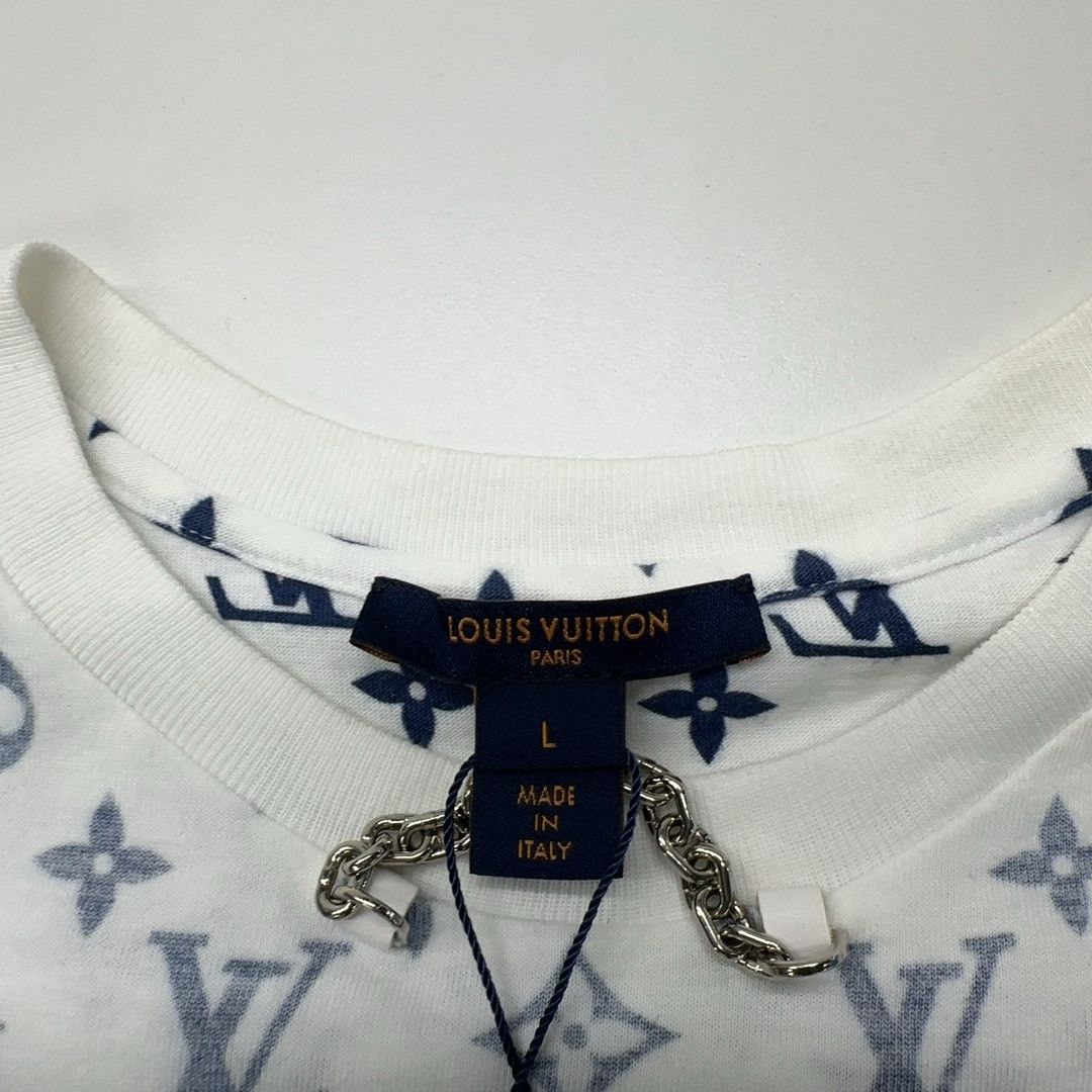 Louis Vuitton Louis Vuitton Monogram Chain T-Shirt Size L Size US L / EU 52-54 / 3 - 4 Thumbnail