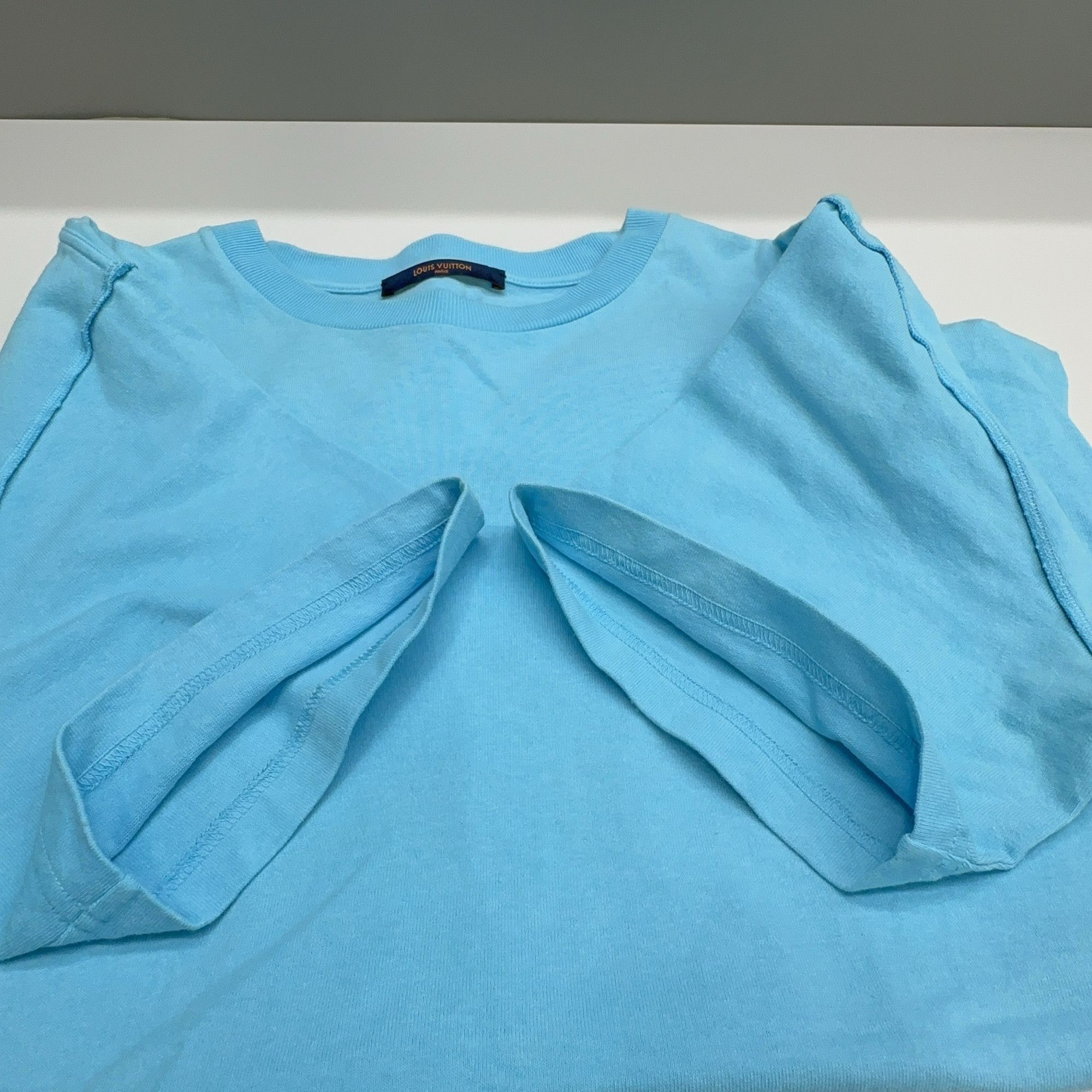 Louis Vuitton Louis Vuitton Blue Cotton Short Sleeve T-Shirt Size XL Size US XL / EU 56 / 4 - 8 Thumbnail