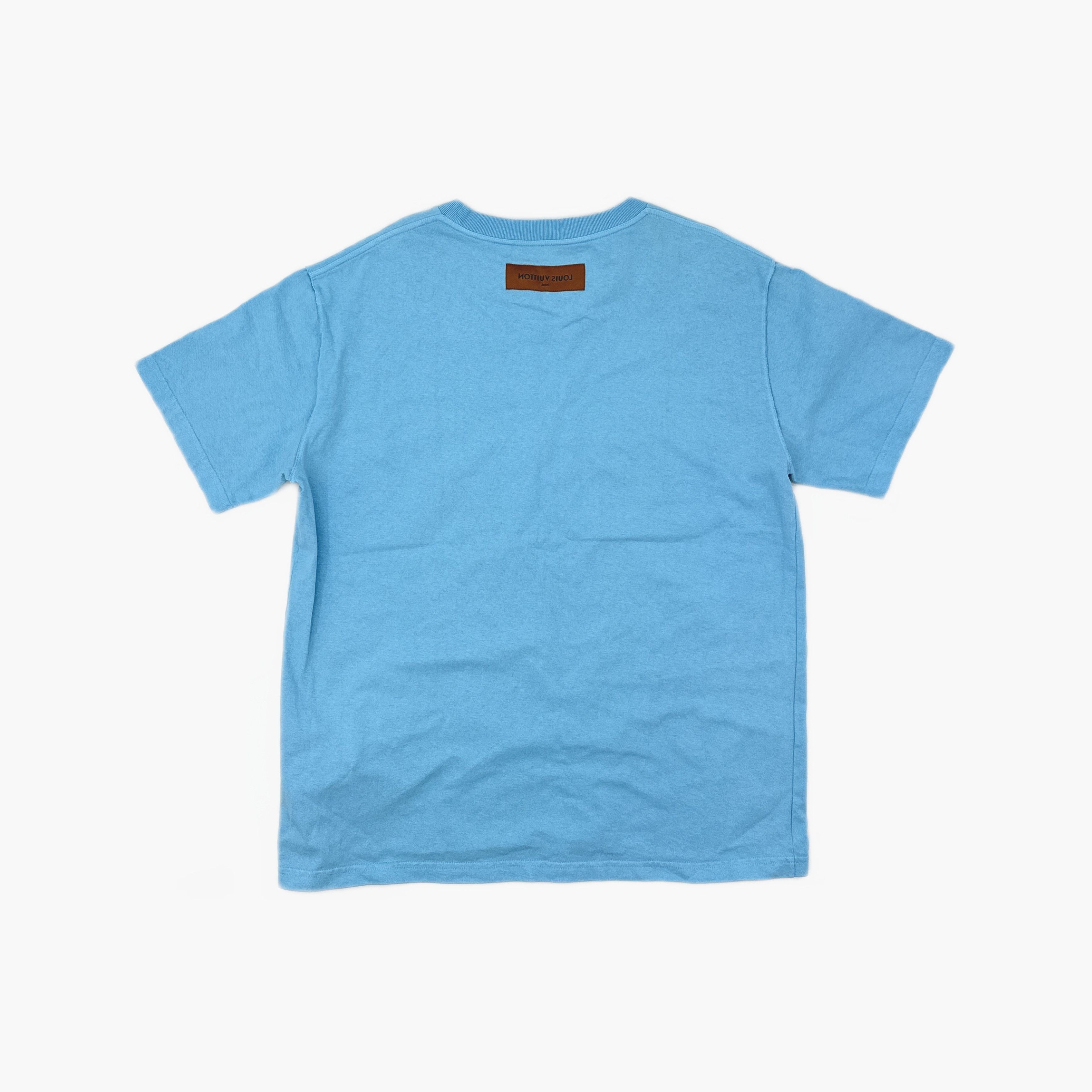 Louis Vuitton Louis Vuitton Blue Cotton Short Sleeve T-Shirt Size XL Size US XL / EU 56 / 4 - 2 Thumbnail