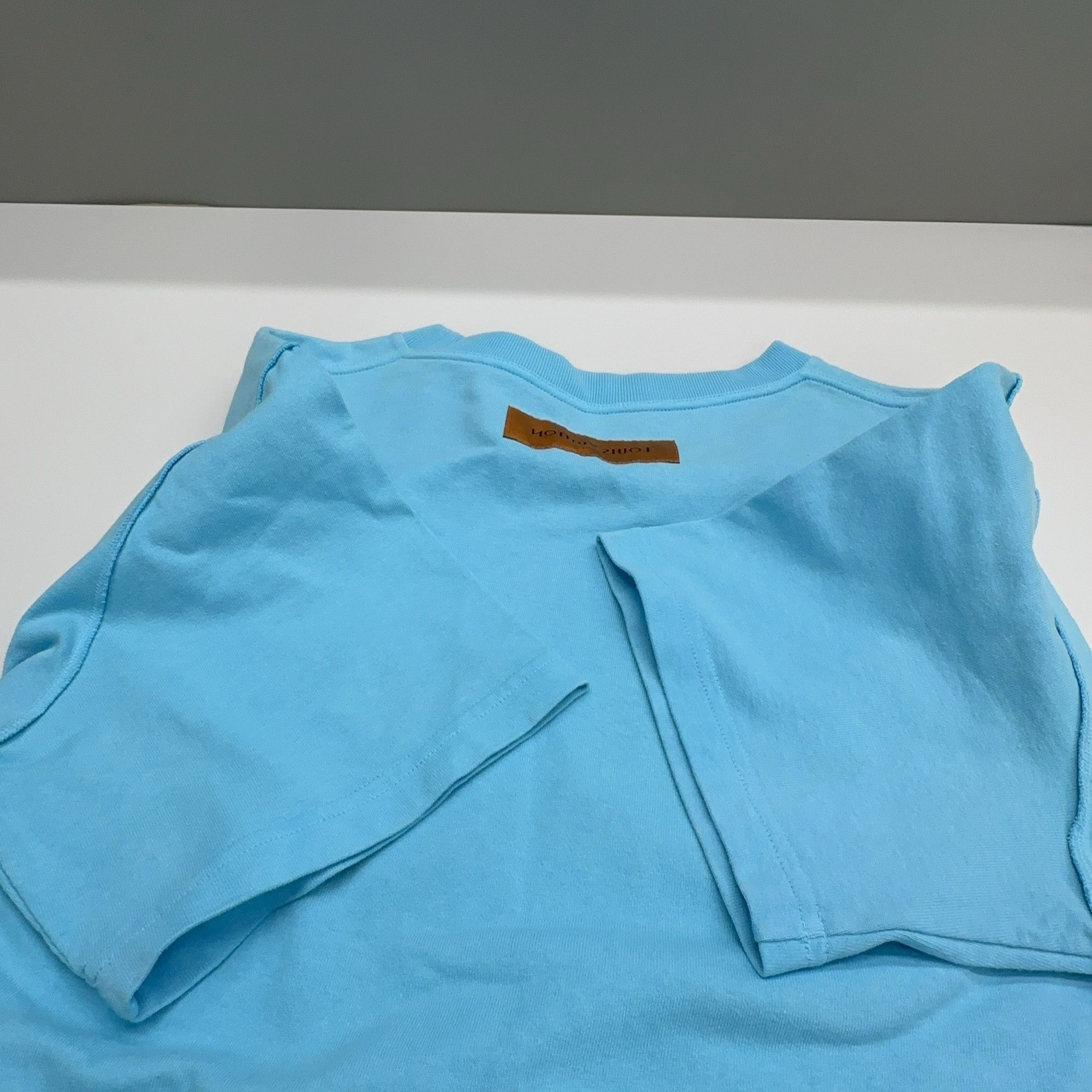 Louis Vuitton Louis Vuitton Blue Cotton Short Sleeve T-Shirt Size XL Size US XL / EU 56 / 4 - 10 Thumbnail