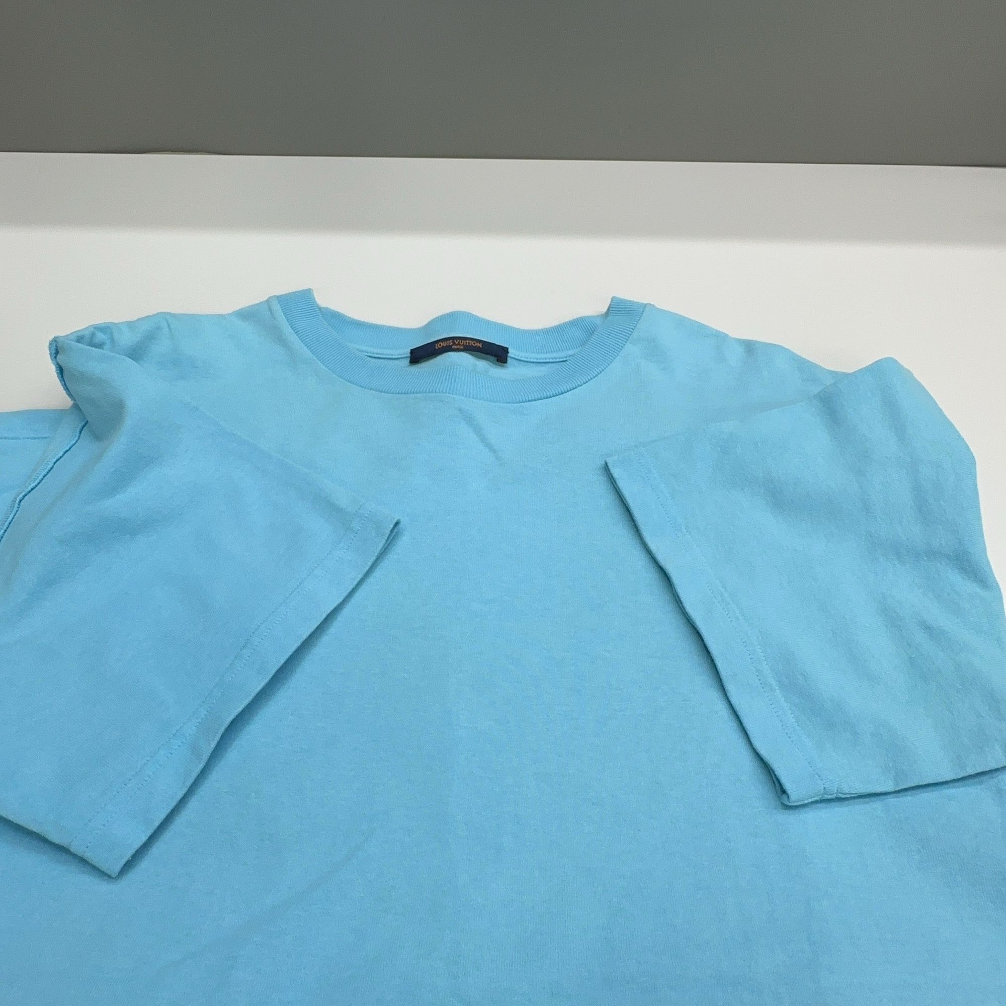Louis Vuitton Louis Vuitton Blue Cotton Short Sleeve T-Shirt Size XL Size US XL / EU 56 / 4 - 7 Thumbnail