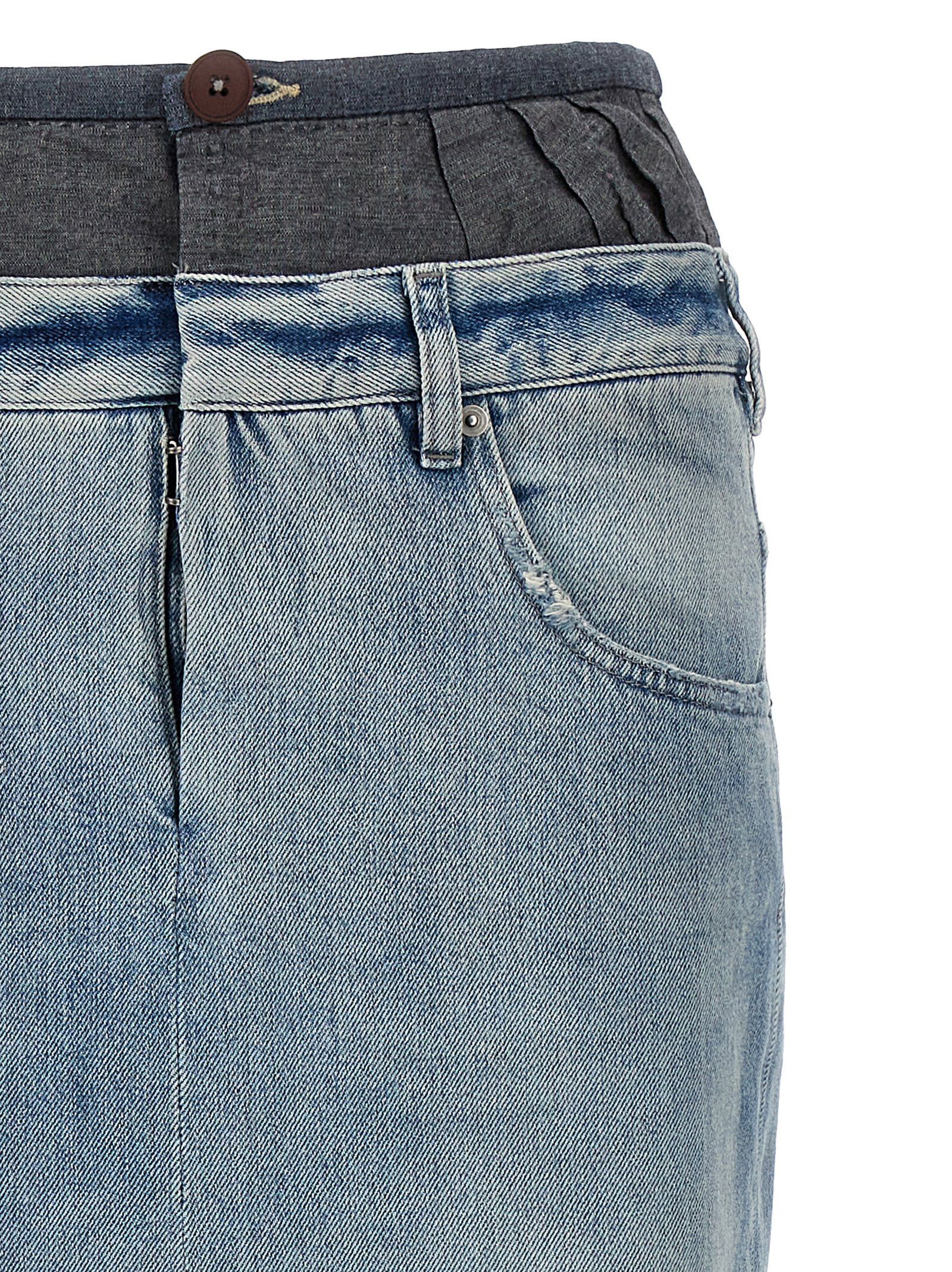 Maison Margiela Slits Denim Skirt Size 25" / US 0 / IT 36 - 3 Thumbnail