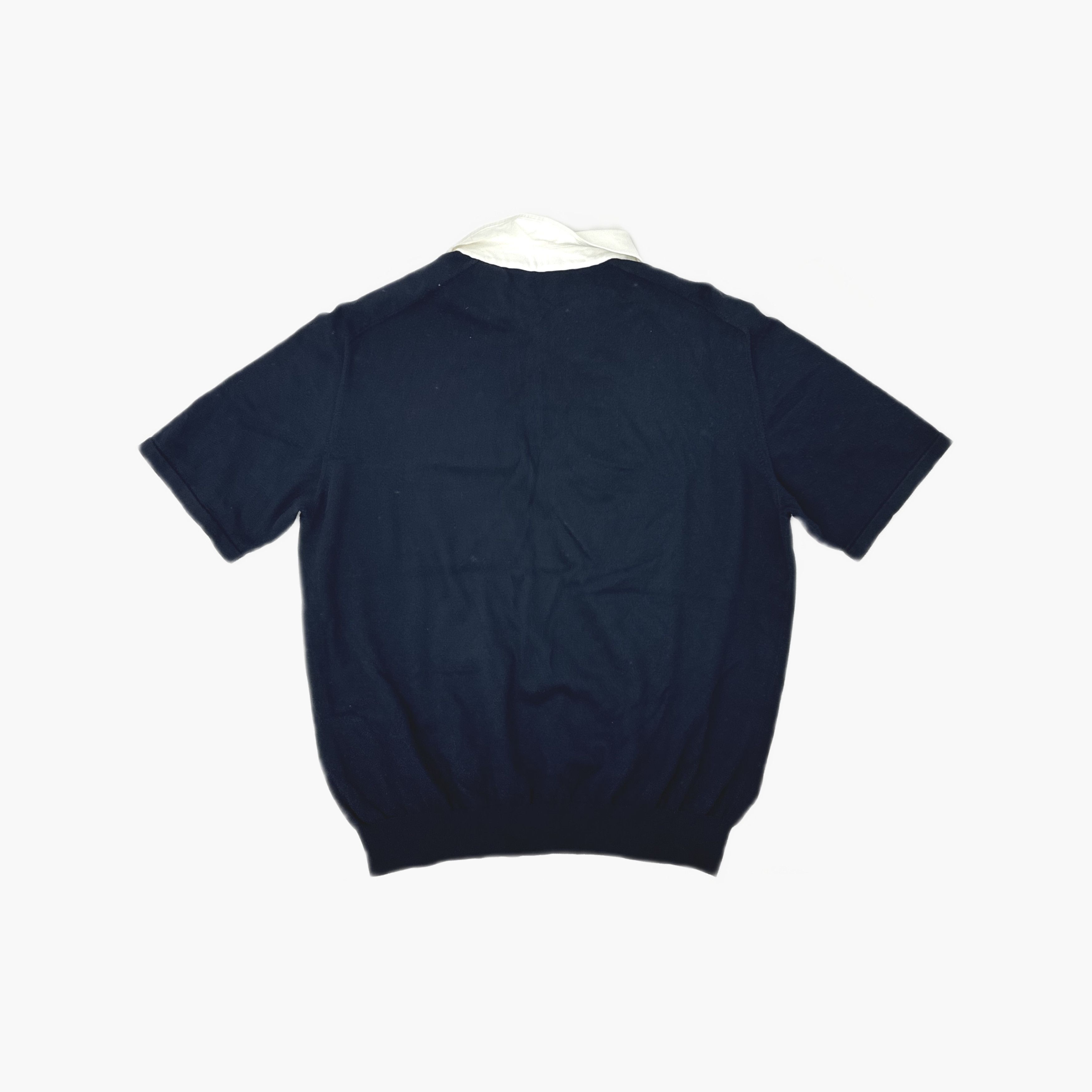 Louis Vuitton Louis Vuitton Logo Embroidered Polo Navy Size XXL Size US XXL / EU 58 / 5 - 2 Thumbnail