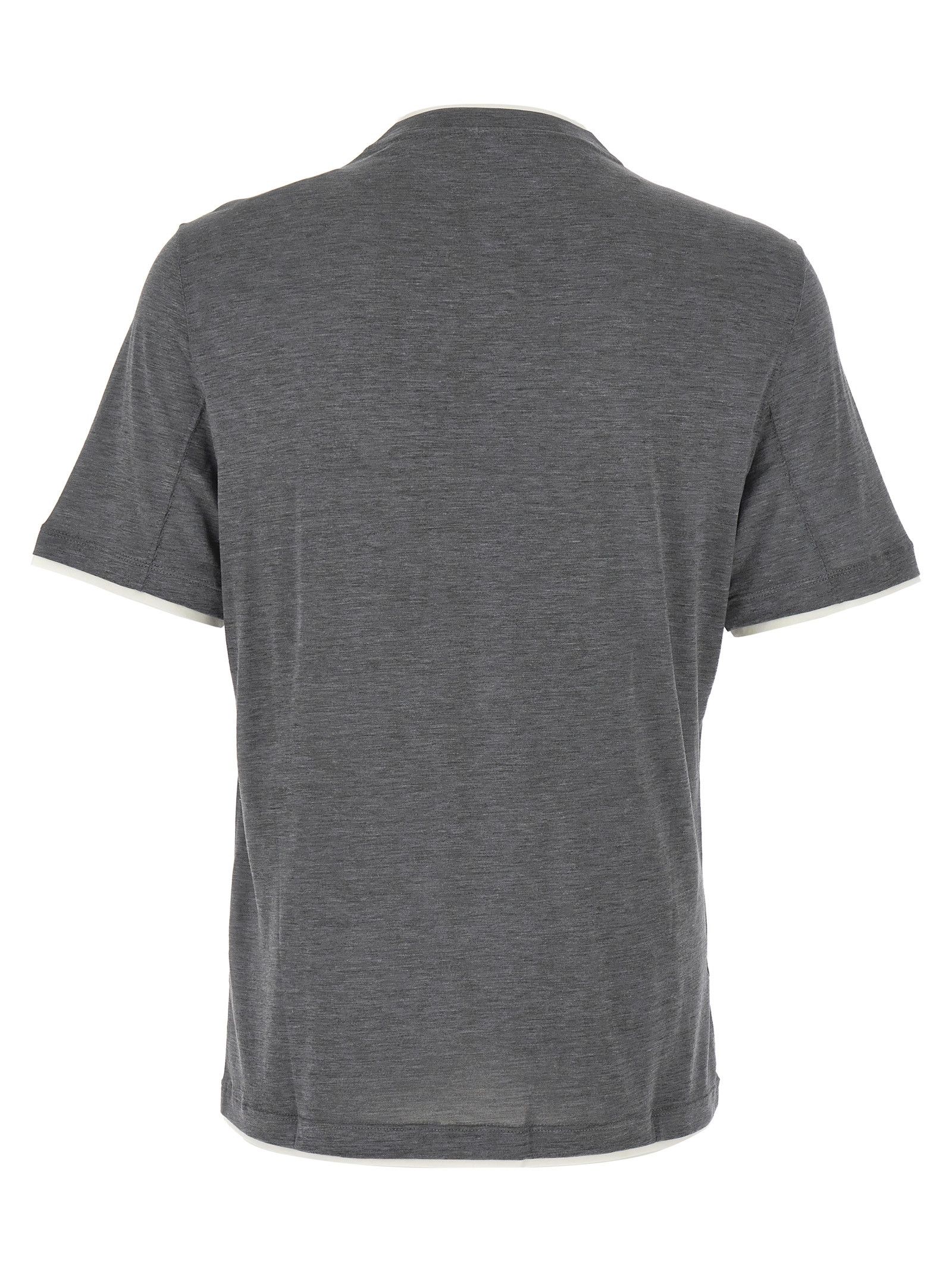 Brunello Cucinelli Layered T-Shirt Size US M / EU 48-50 / 2 - 2 Thumbnail
