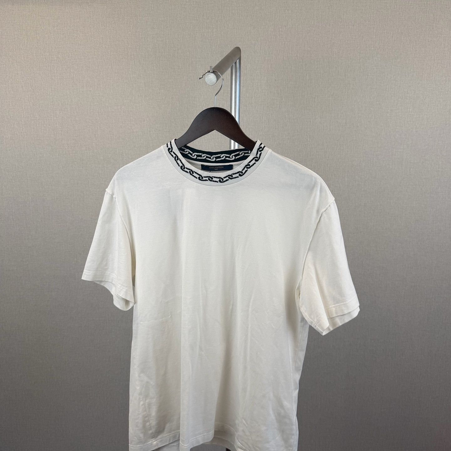 Louis Vuitton Louis Vuitton Chain Jacquard T-Shirt Size M Size US M / EU 48-50 / 2 - 7 Thumbnail