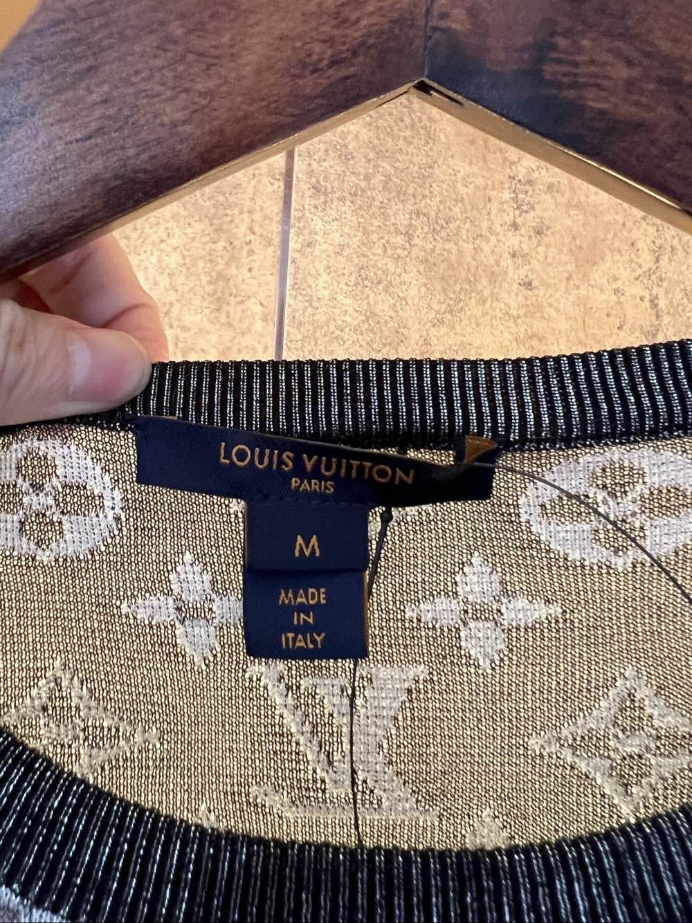 Louis Vuitton Louis Vuitton Monogram Silk Blend T-Shirt Size M Size M / US 6-8 / IT 42-44 - 3 Thumbnail