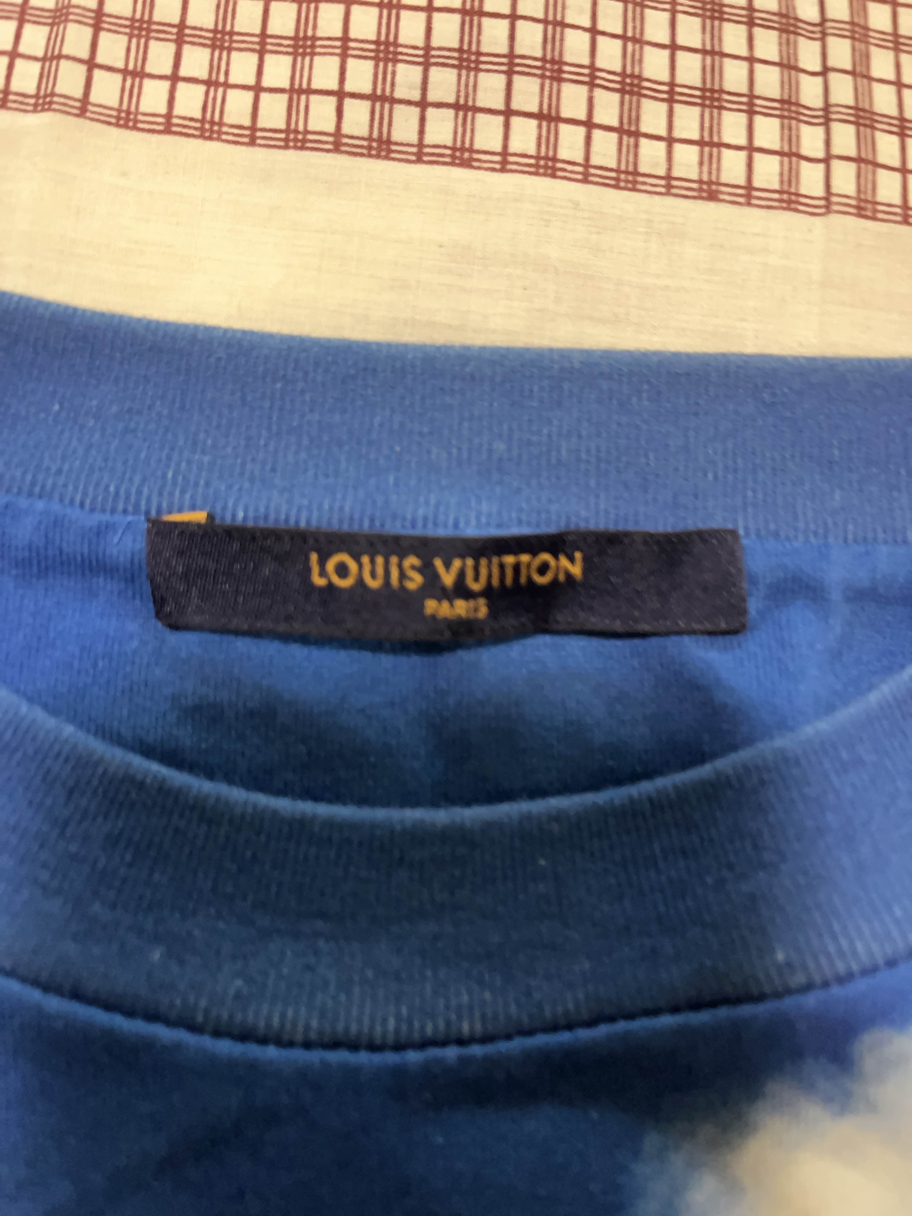 Louis Vuitton Louis Vuitton Cloud Print T-Shirt Size XS Size US XS / EU 42 / 0 - 3 Thumbnail