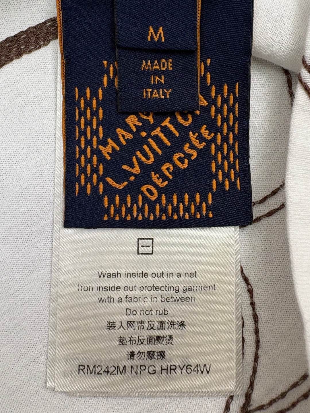 Louis Vuitton Louis Vuitton Embroidered Motif T-Shirt Size M Size US M / EU 48-50 / 2 - 4 Thumbnail