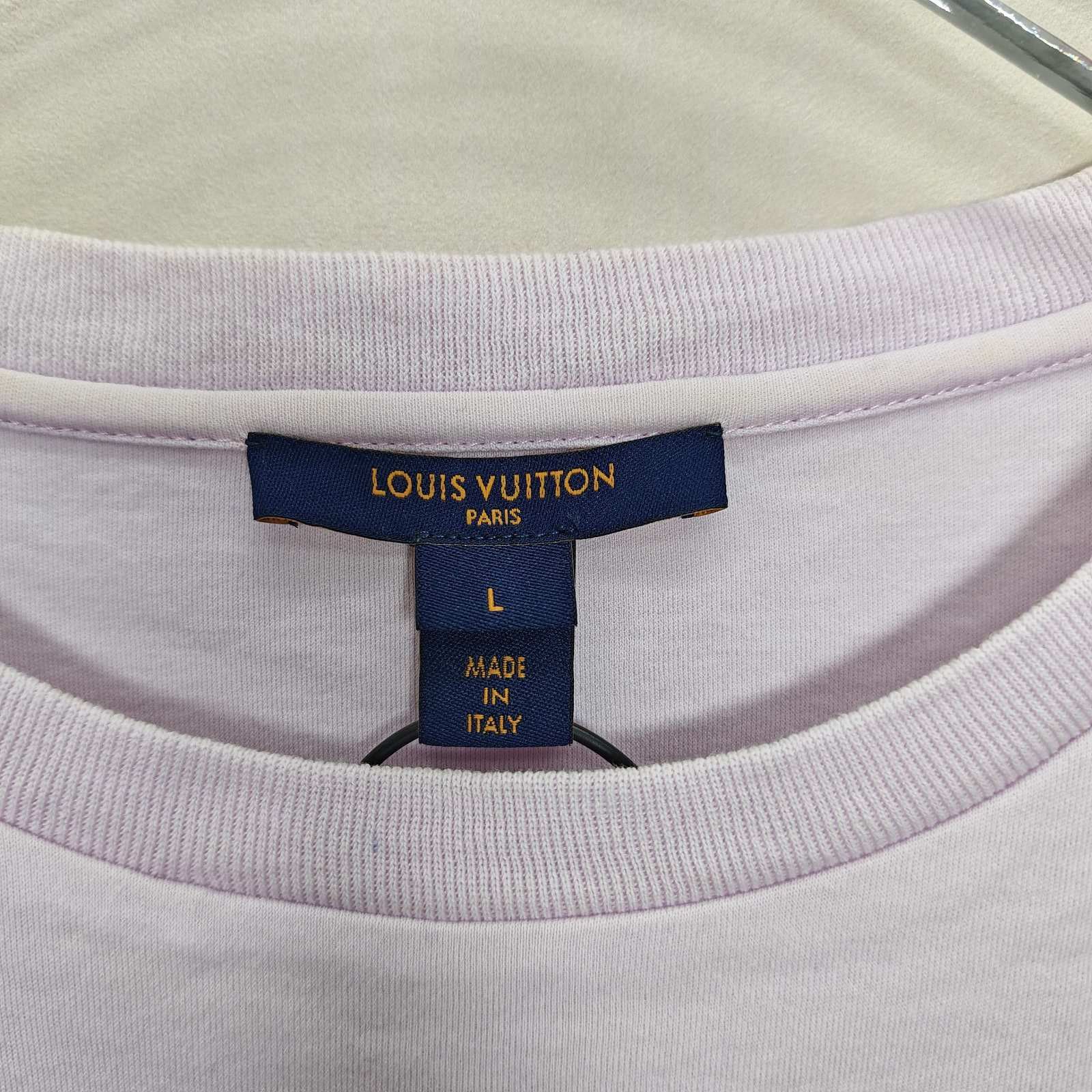 Louis Vuitton Louis Vuitton Logo Graphic T-Shirt Pink Size L Size L / US 10 / IT 46 - 3 Thumbnail