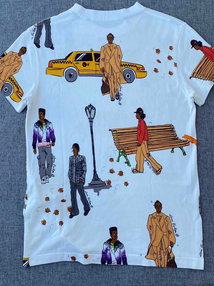 Louis Vuitton Louis Vuitton New Walkers Graphic T-Shirt Size XXS Size US XXS / EU 40 - 2 Thumbnail