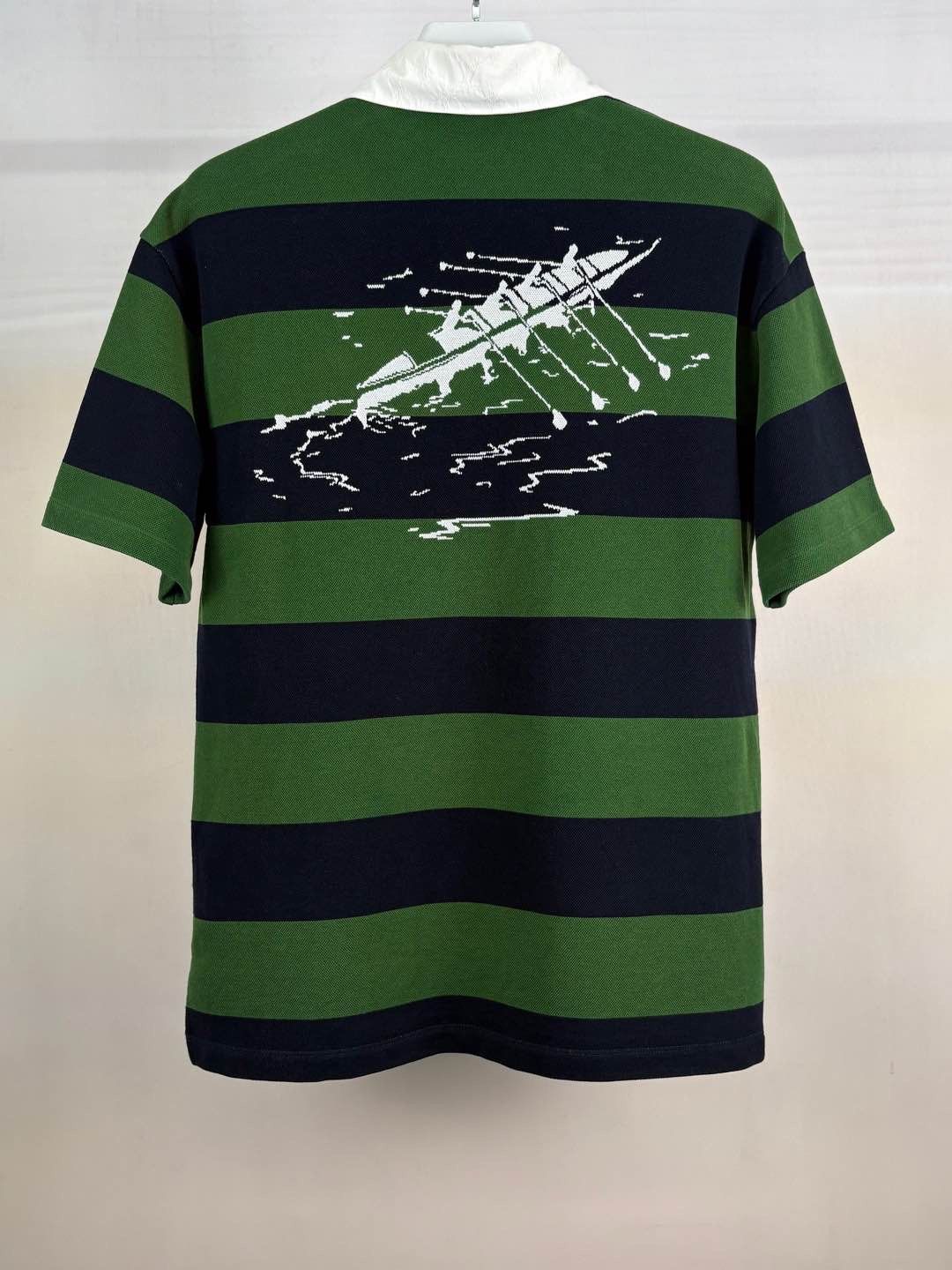 Louis Vuitton Louis Vuitton Striped Graphic Polo Shirt Size L Size US L / EU 52-54 / 3 - 2 Thumbnail