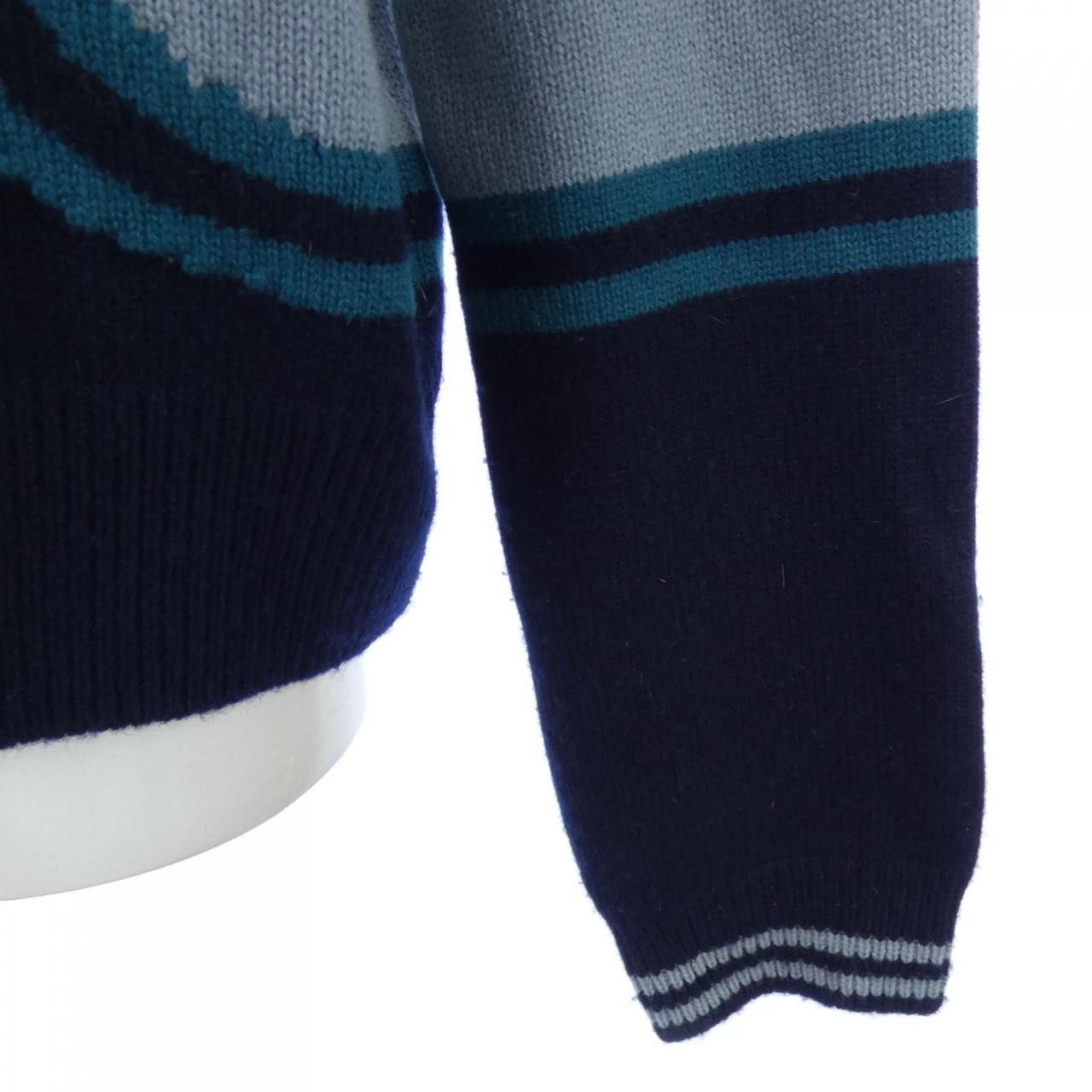 Hermes Hermes Hermes BRIDES DE GALA TARTAN Cashmere Cardigan40 Textile Tops DUTY FREE for USA Size ONE SIZE - 6 Thumbnail