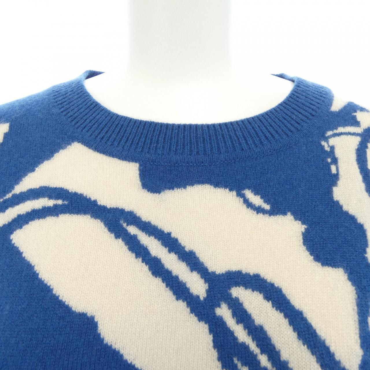 Hermes Hermes Hermes CLIQUETIS Cashmere Knitwear Textile Tops DUTY FREE for USA Size ONE SIZE - 6 Thumbnail