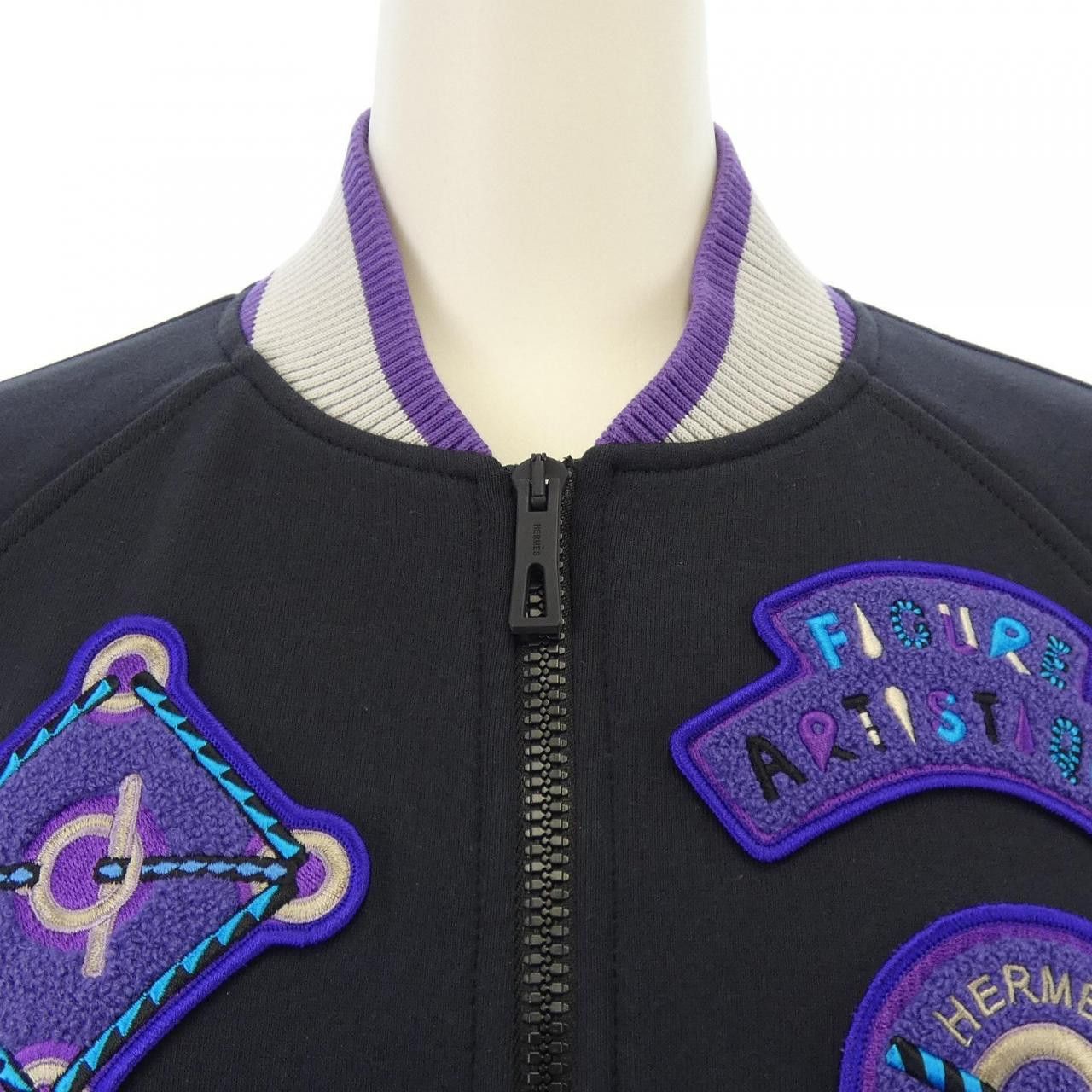 Hermes Hermes Hermes FIGURE ARTISTIQUE VARSITY EMBROIDE34 jacket Textile Outerwear DUTY FREE for USA Size ONE SIZE - 7 Thumbnail