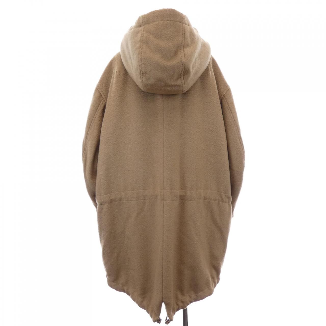 Max Mara Max Mara Max Mara DIONEA Camel Coat Textile Outerwear 101605 DUTY FREE for USA Size ONE SIZE - 2 Thumbnail