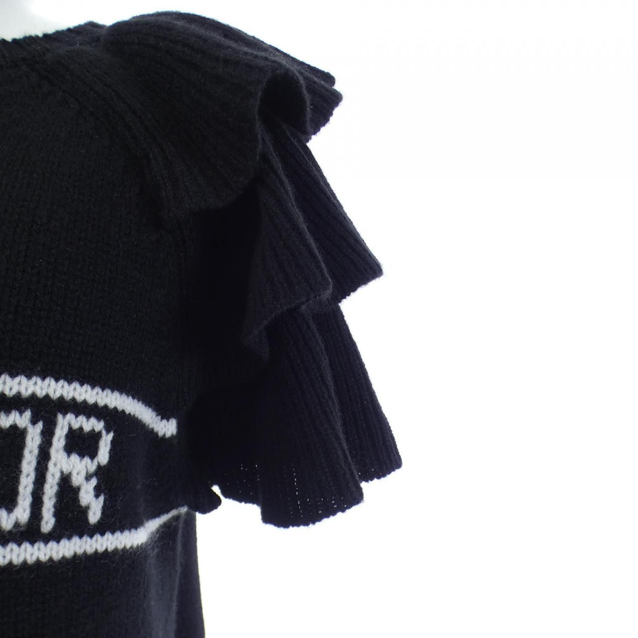 Dior Dior Christian Dior CHRISTIAN DIOR Signature Cashmere Knit Textile Tops 324S13AM003 DUTY FREE for USA Size ONE SIZE - 6 Thumbnail