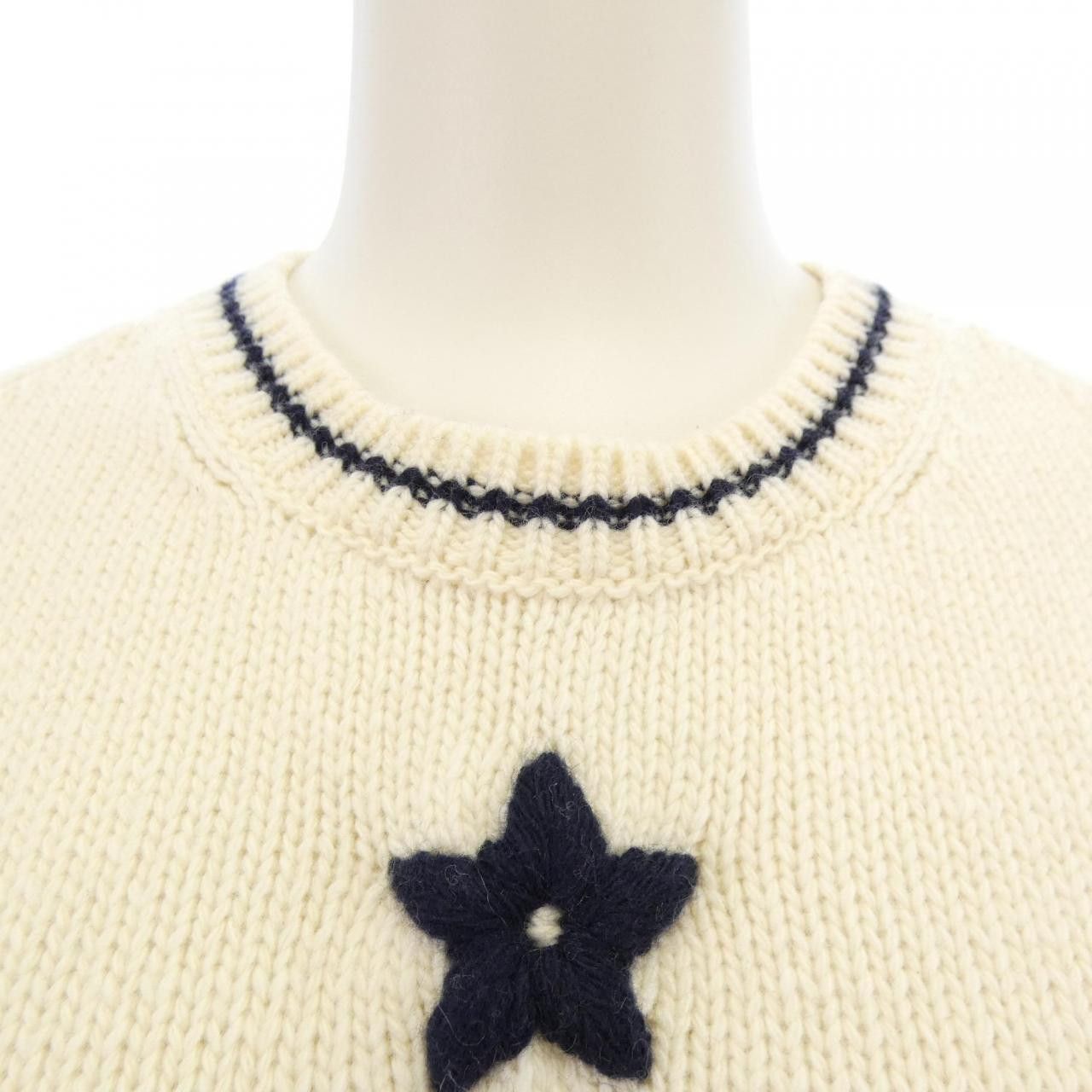 Dior Dior Christian Dior ESSENTIALS Cashmere Blend Knit Textile Tops 154S09AM305 DUTY FREE for USA Size ONE SIZE - 5 Thumbnail