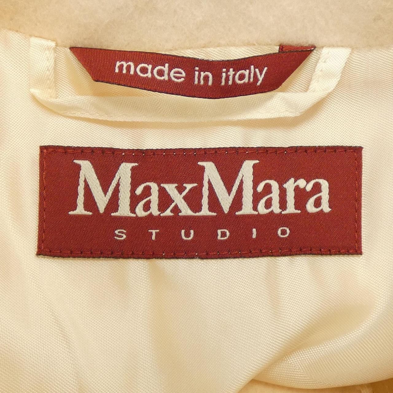 Max Mara Max Mara Max Mara Studio Wool Coat Textile Outerwear DUTY FREE for USA Size ONE SIZE - 4 Thumbnail