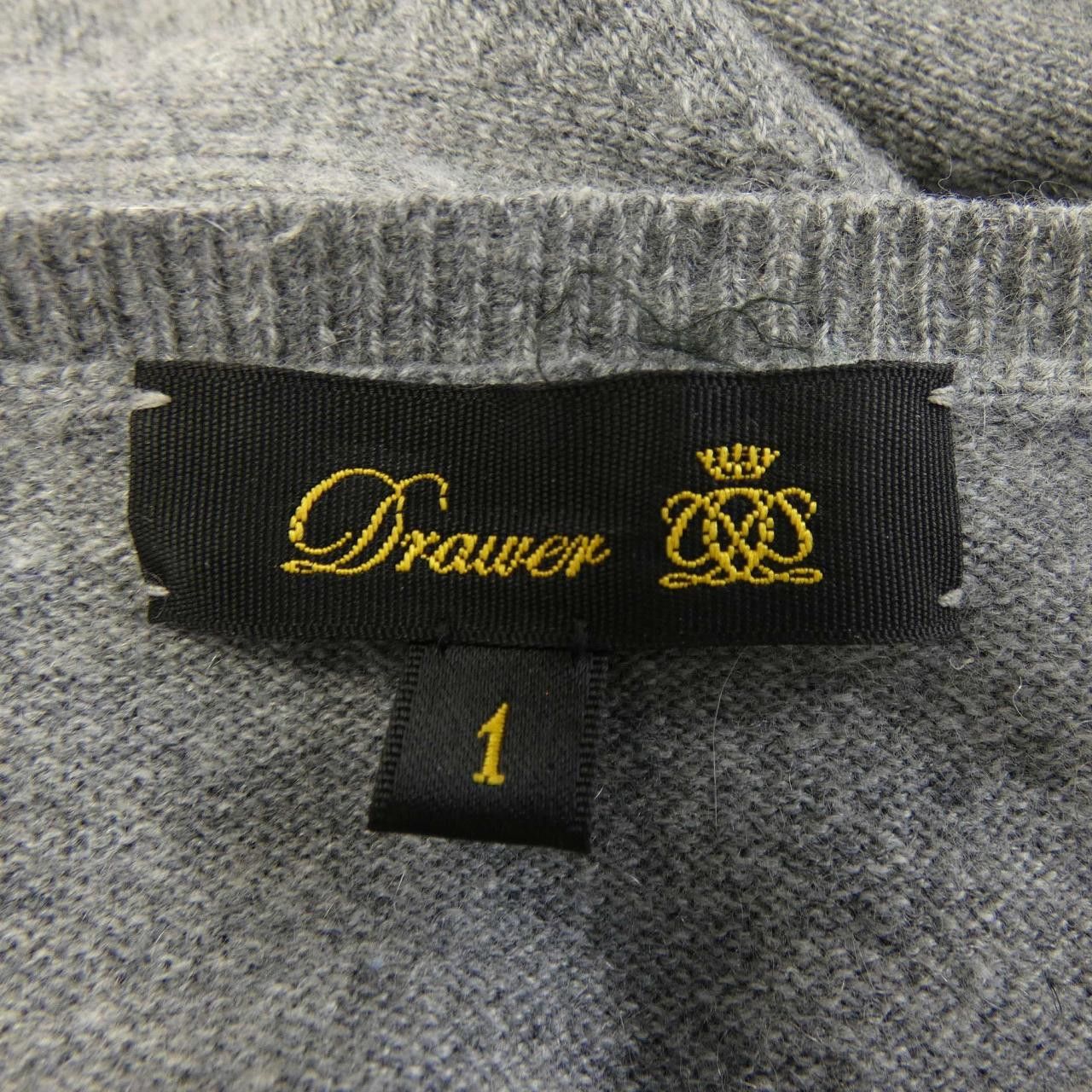 Other Other Drawer Cashmere Knitwear Textile Tops 6513-106-0831 DUTY FREE for USA Size ONE SIZE - 4 Thumbnail
