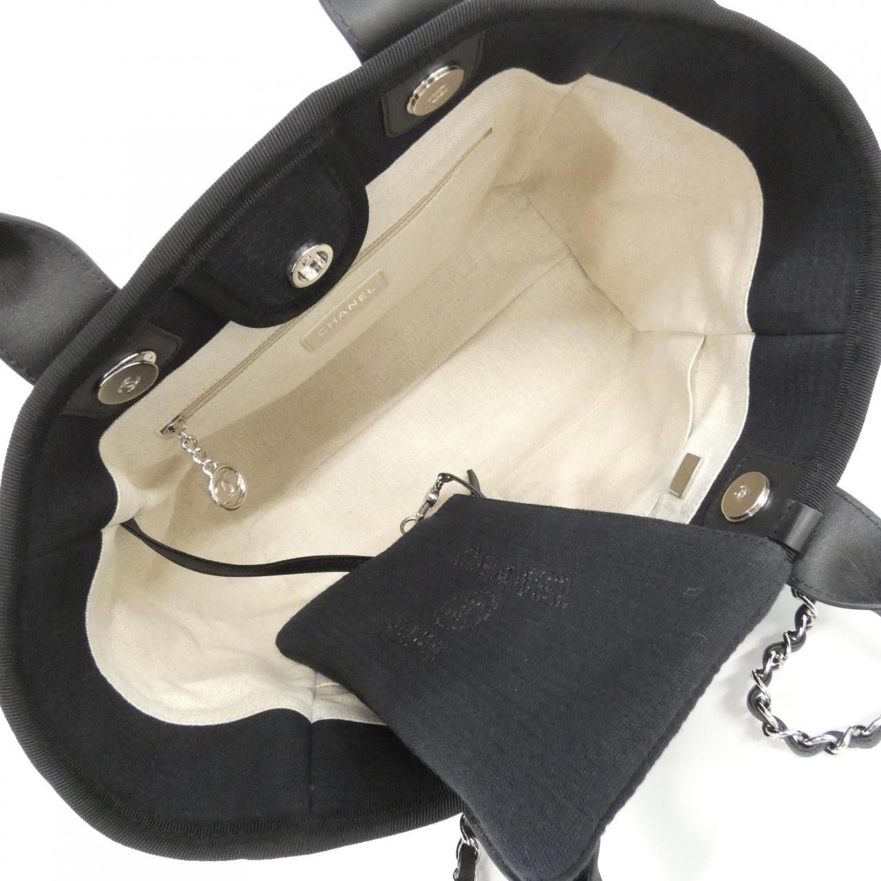 Chanel Chanel Chanel Deauville Line Mixed Fiber Bag Textile Tote Bag AS3257 DUTY FREE for USA Size ONE SIZE - 7 Thumbnail