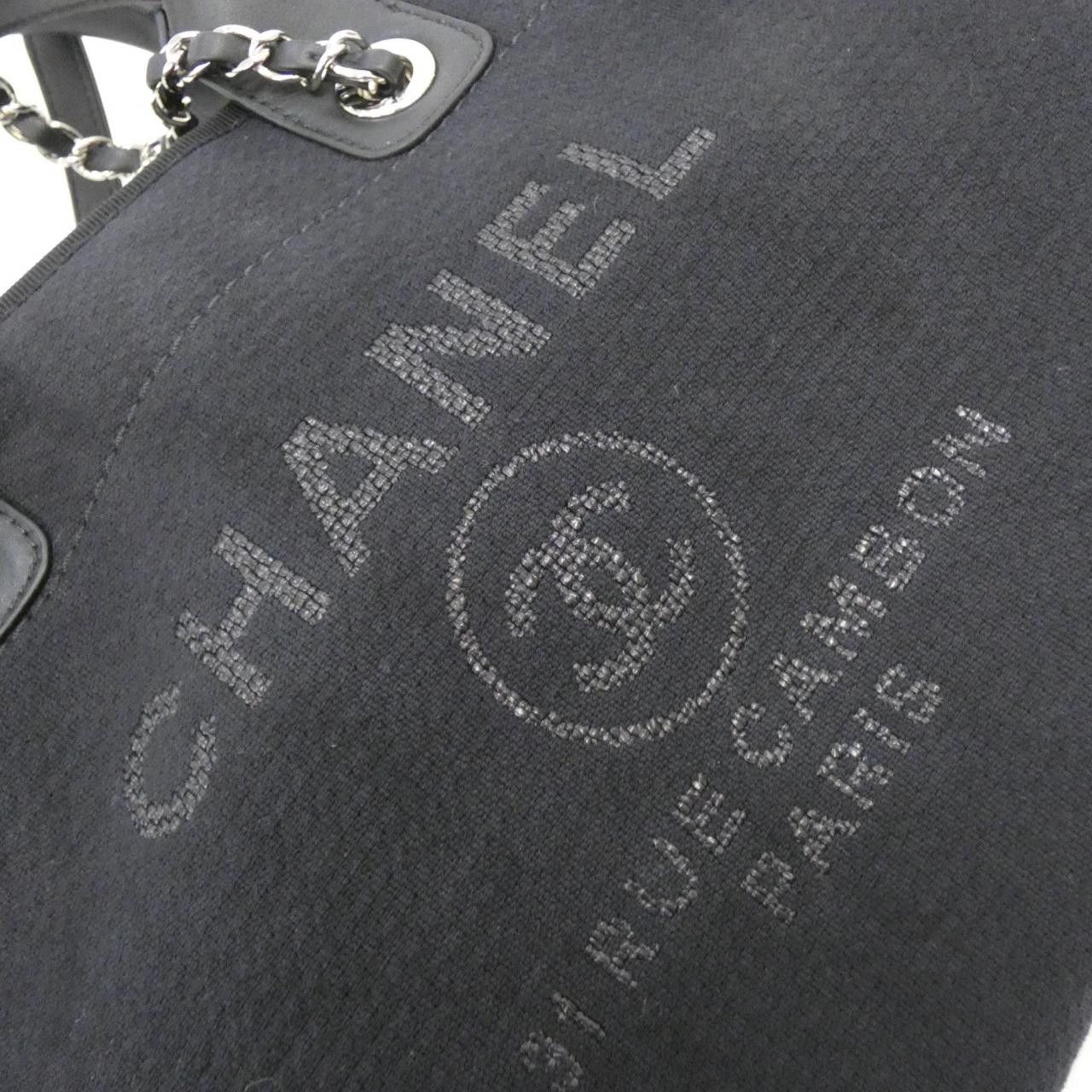 Chanel Chanel Chanel Deauville Line Mixed Fiber Bag Textile Tote Bag AS3257 DUTY FREE for USA Size ONE SIZE - 4 Thumbnail