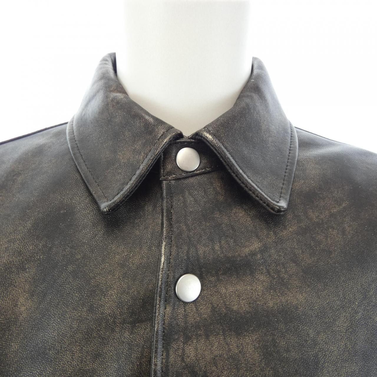 Other Other Stussy Lamb Leather Jacket Leather Outerwear 1110314 DUTY FREE for USA Size ONE SIZE - 5 Thumbnail